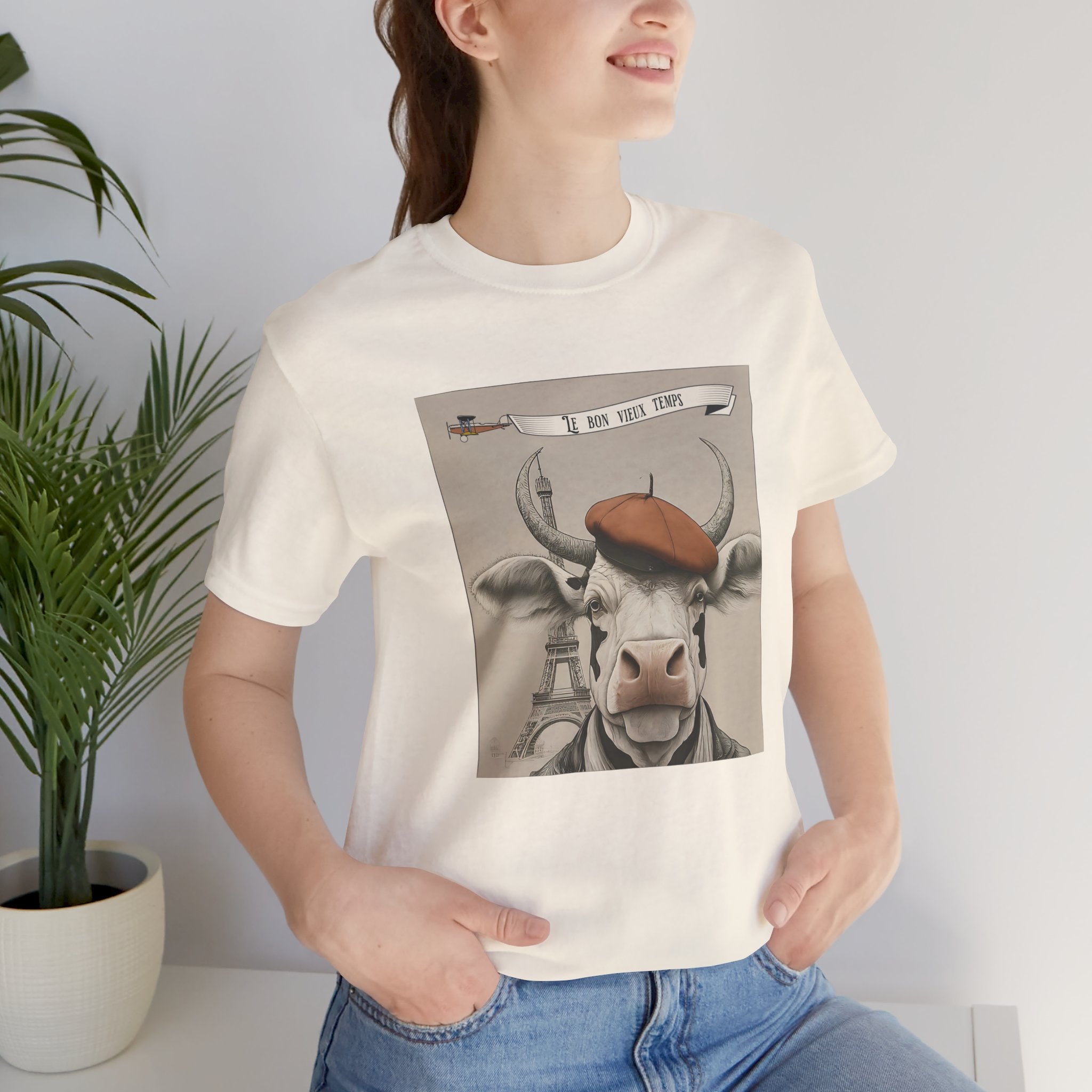 Le Bon Vieux Temps - French Cow T-Shirt