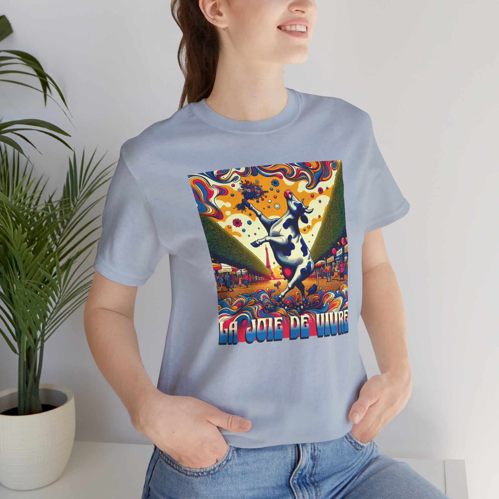 La Joie De Vivre French Cow T-Shirt