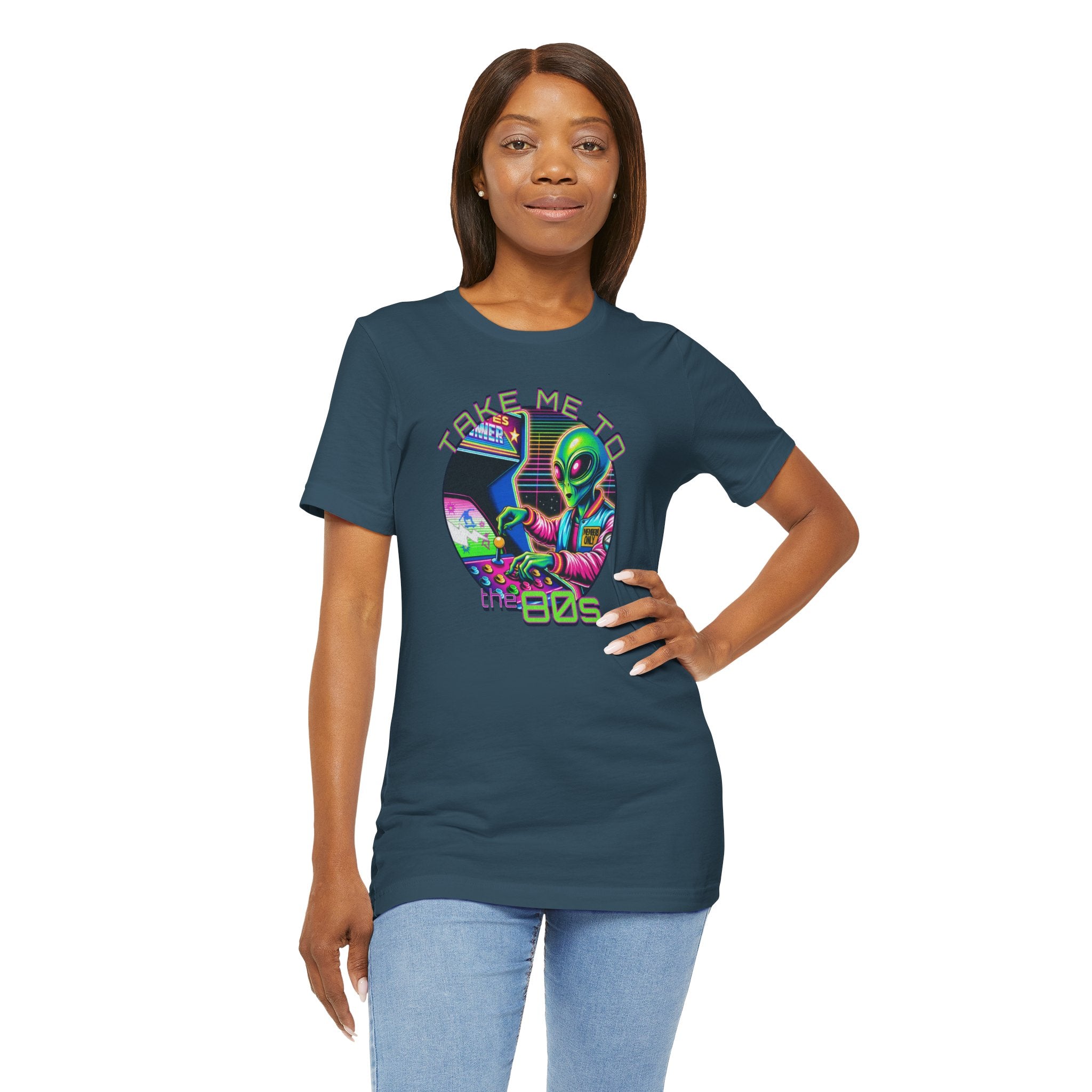 Alien 80s Arcade Game Unisex T-Shirt