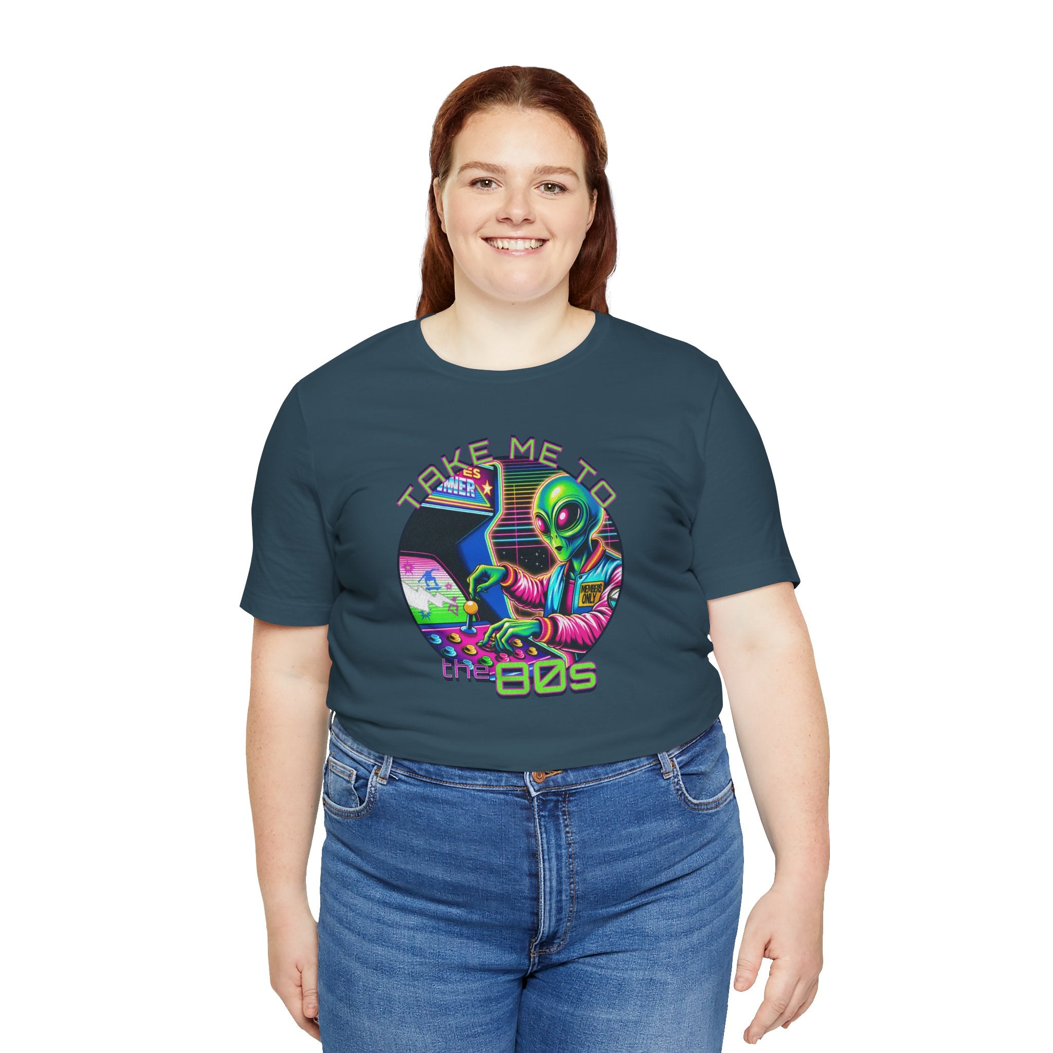 Alien 80s Arcade Game Unisex T-Shirt