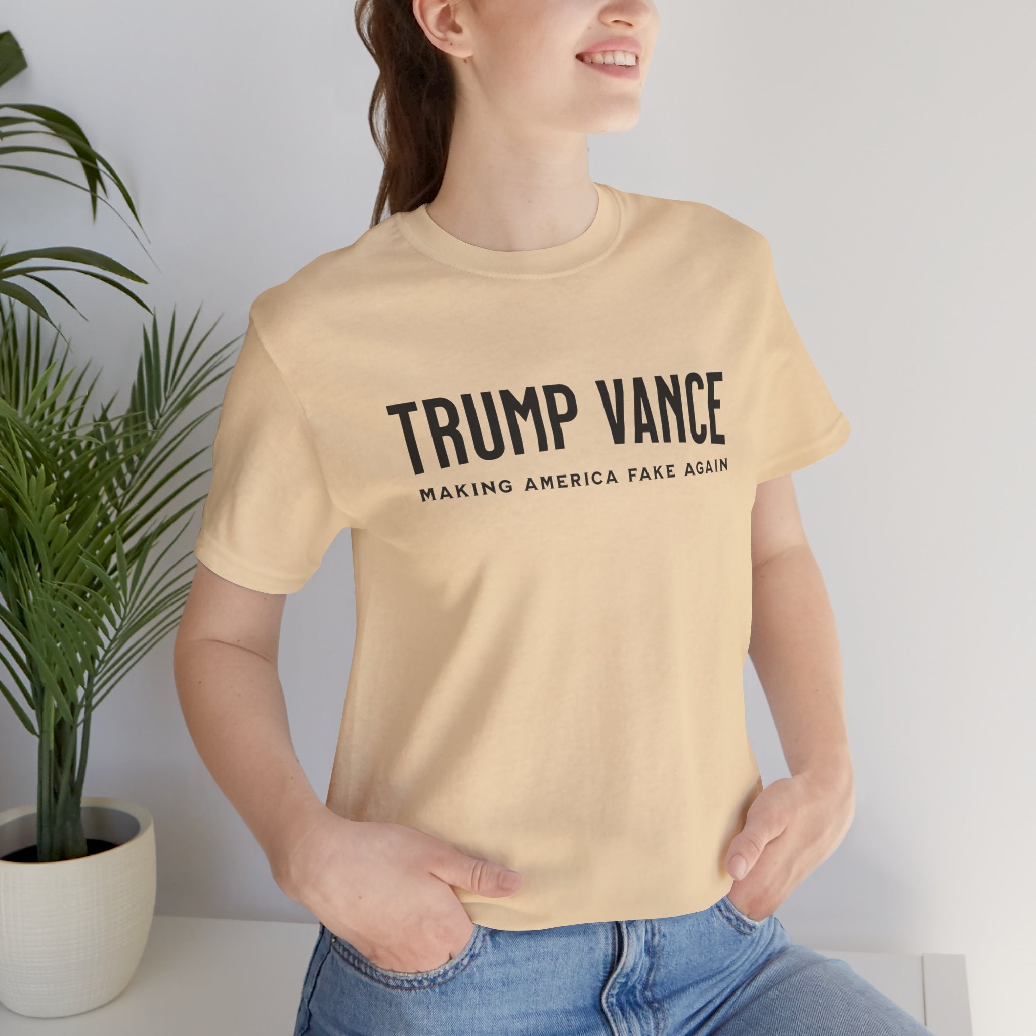 Trump Vance 2024 Make America Fake Again Election T-Shirt