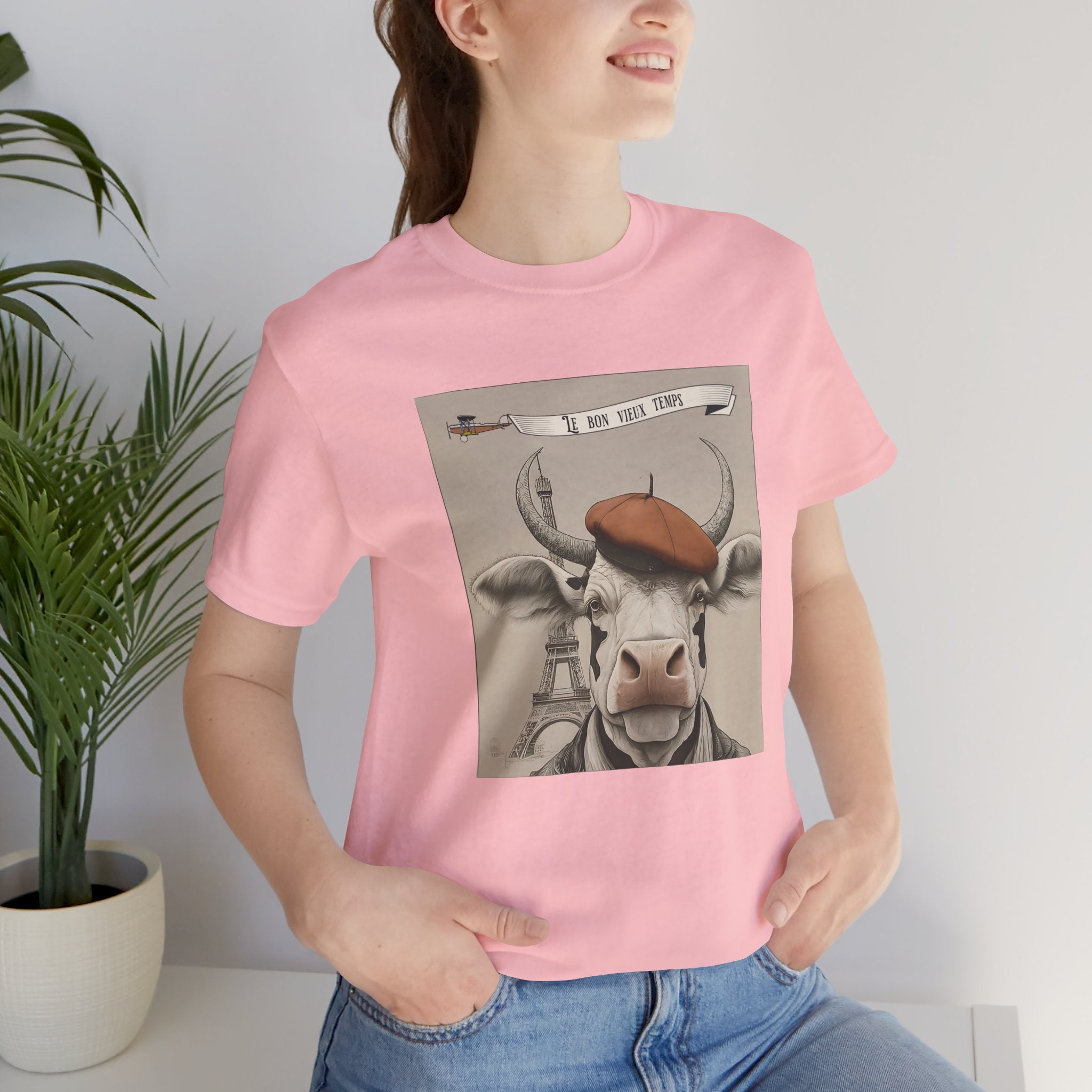 Le Bon Vieux Temps - French Cow T-Shirt