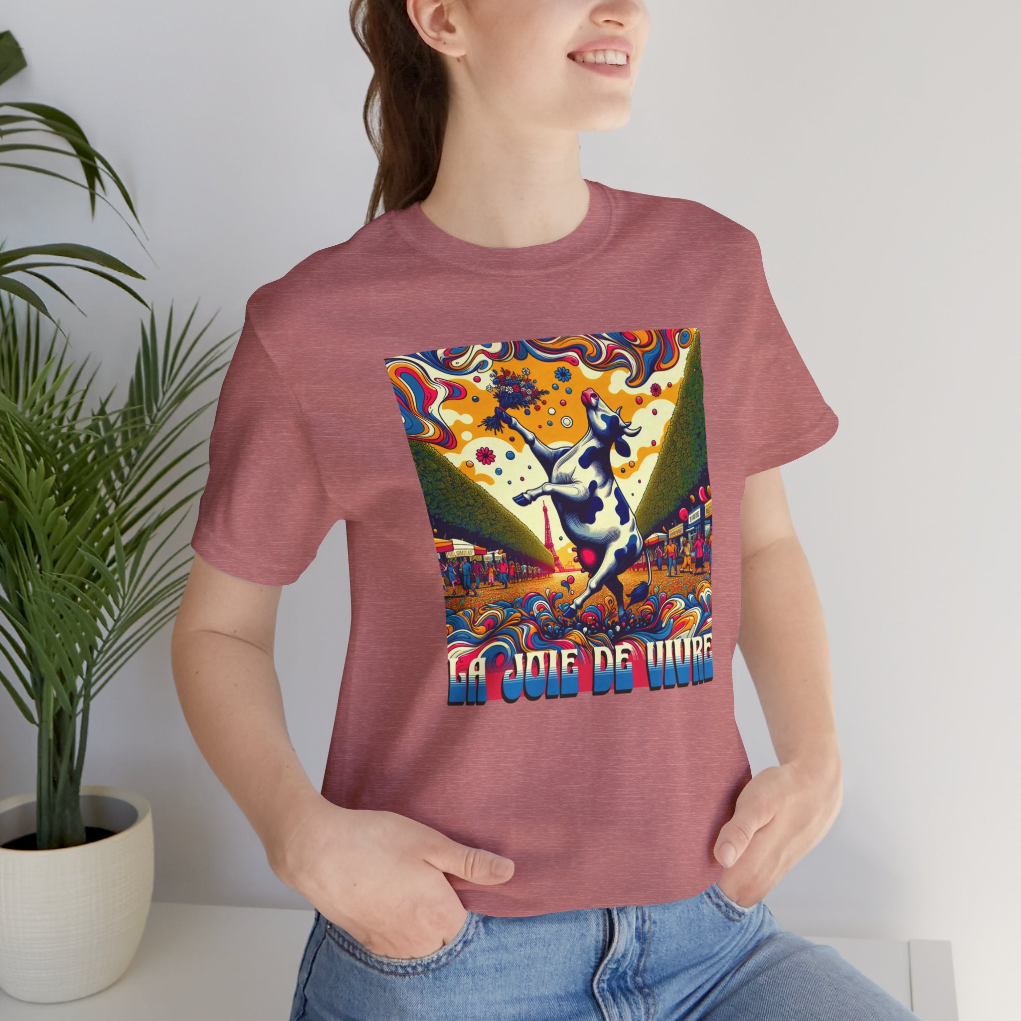 La Joie De Vivre French Cow T-Shirt