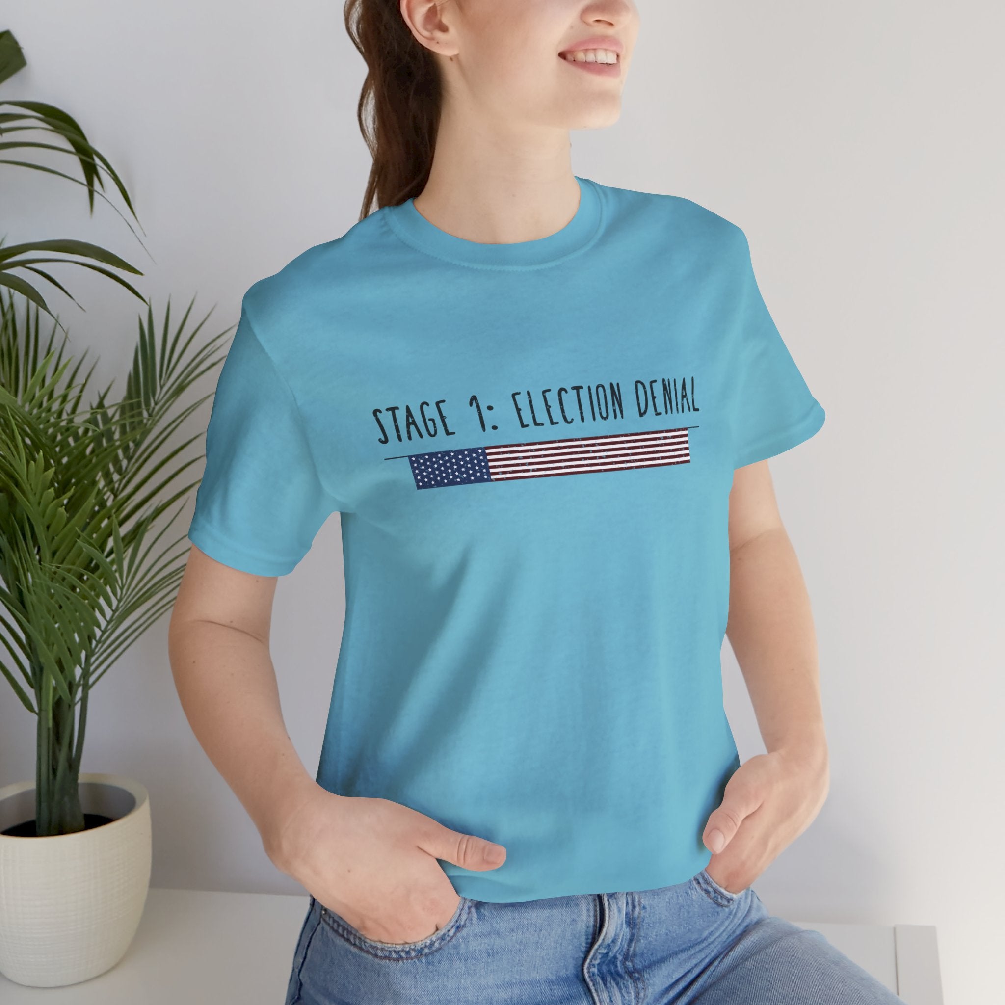 Stage 1 - Election Denial Election 2024 Unisex T-Shirt