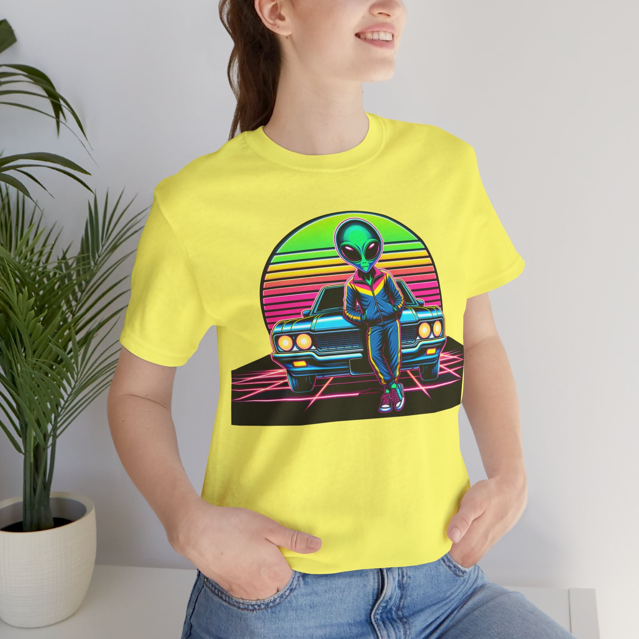 Alien Car Unisex T-Shirt