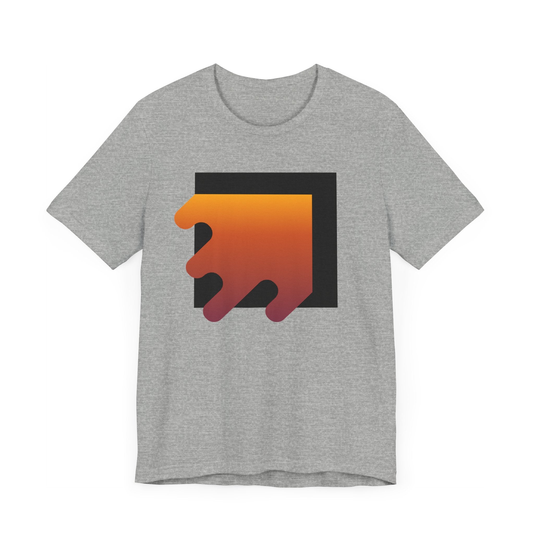 Waterfall Orange Red Dots Unisex T-Shirt