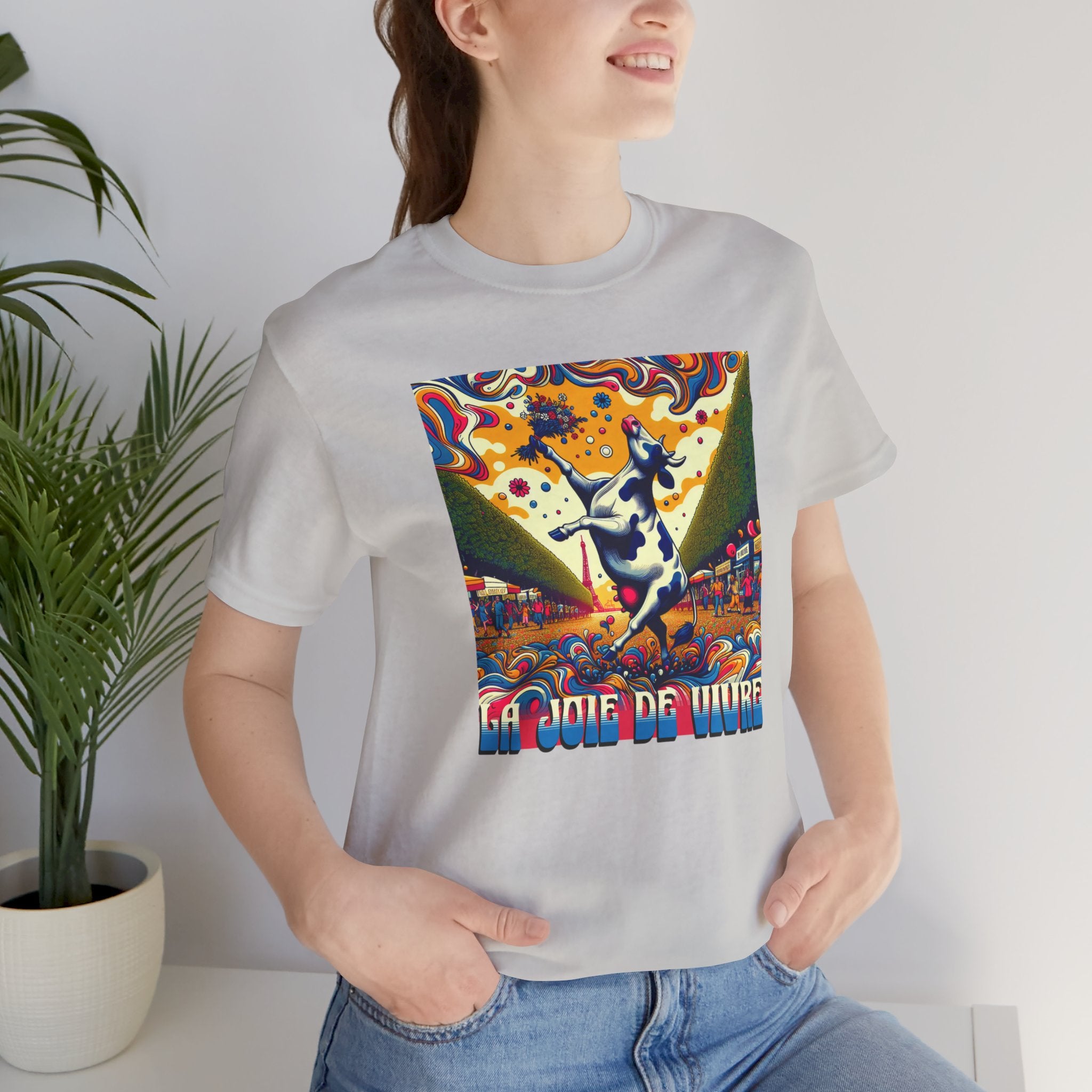 La Joie De Vivre French Cow T-Shirt