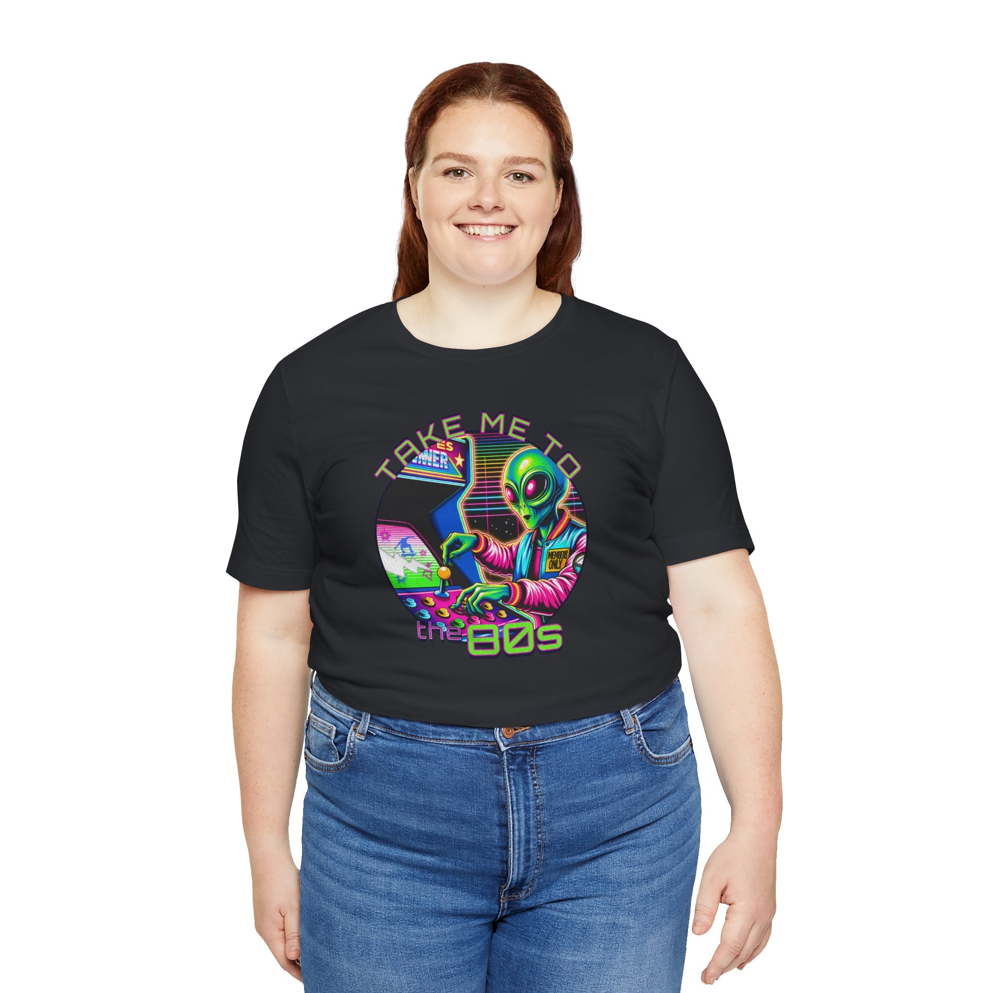 Alien 80s Arcade Game Unisex T-Shirt