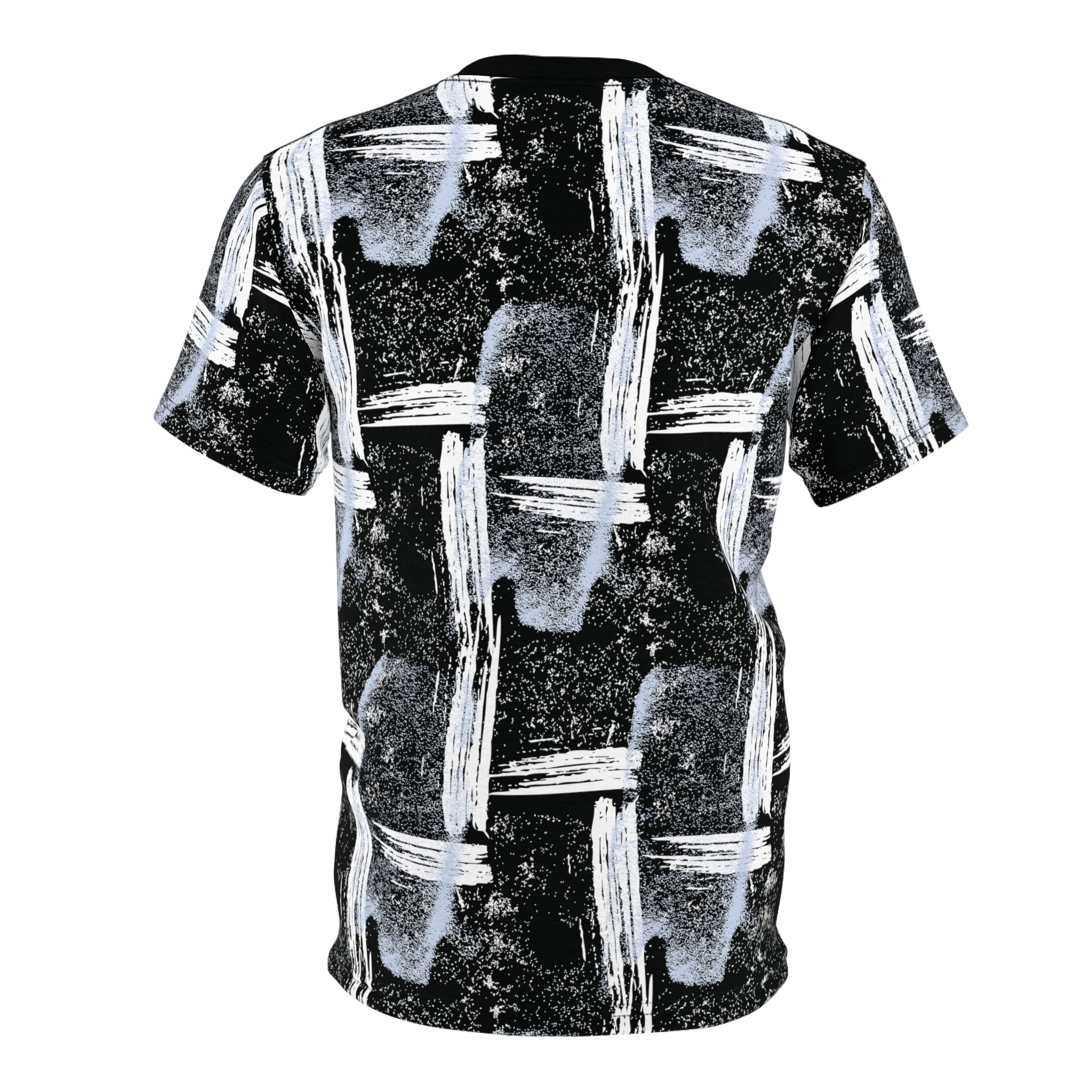 Sweeping Brush Strokes All-Over Print T-Shirt - Abstract Shirt