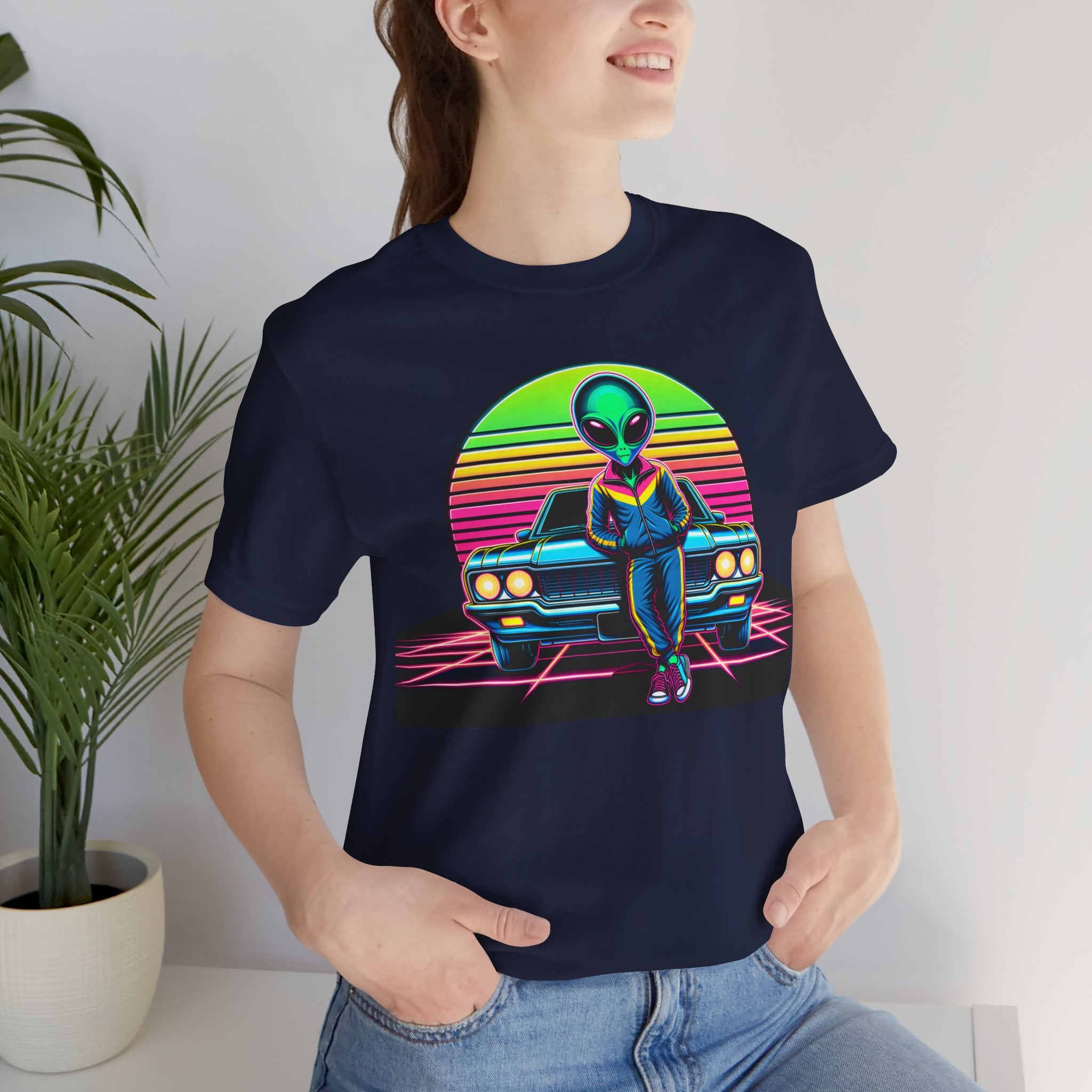 Alien Car Unisex T-Shirt