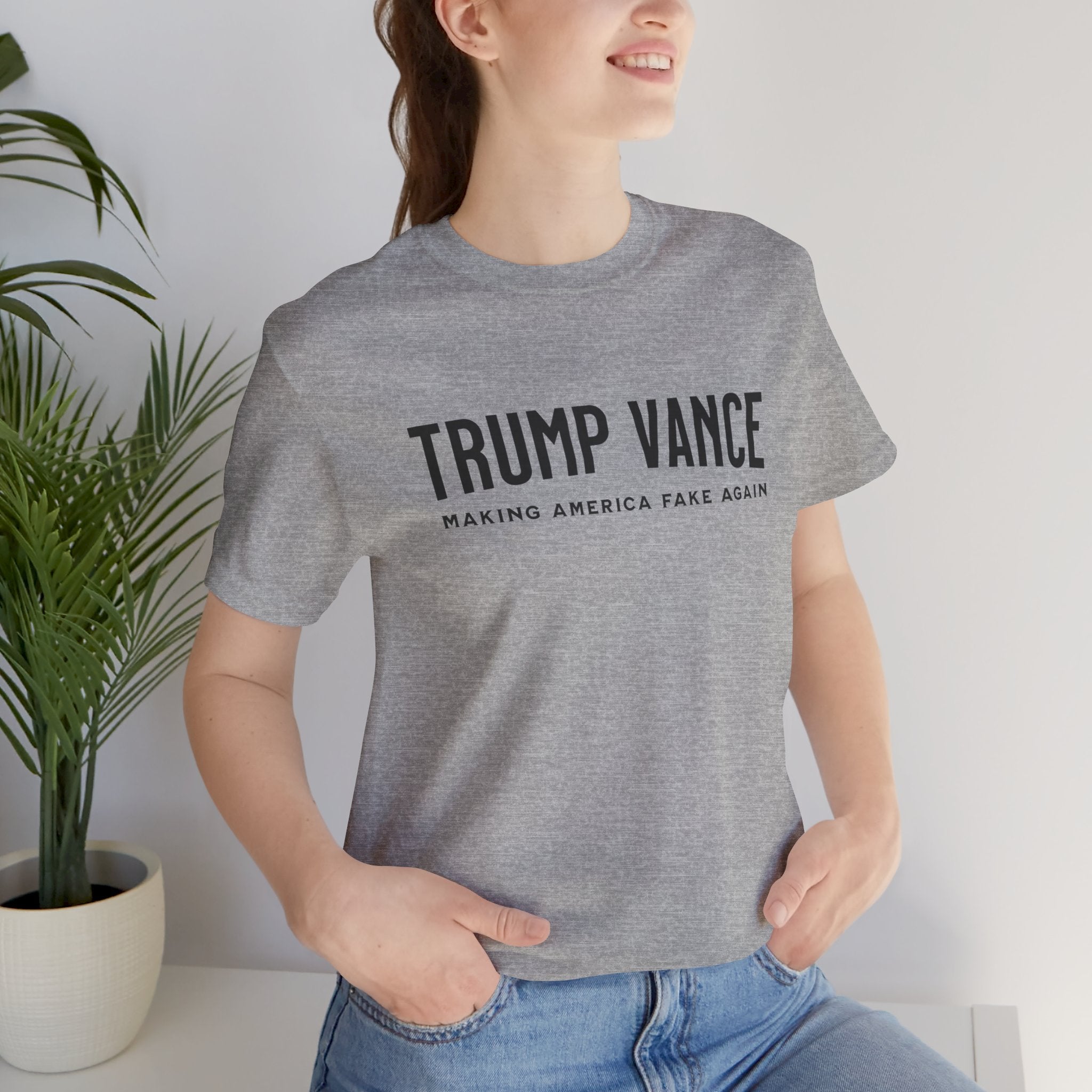 Trump Vance 2024 Make America Fake Again Election T-Shirt