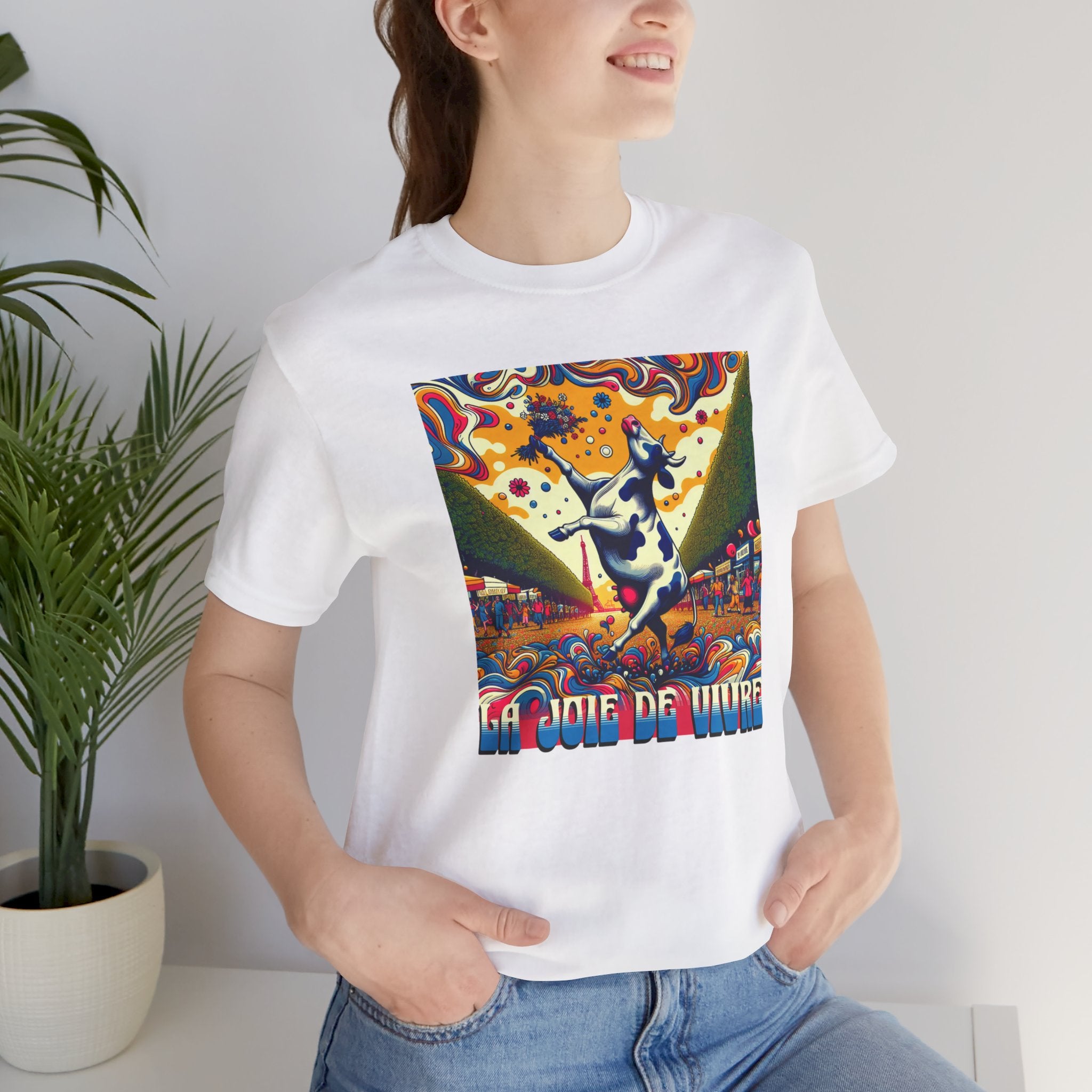 La Joie De Vivre French Cow T-Shirt