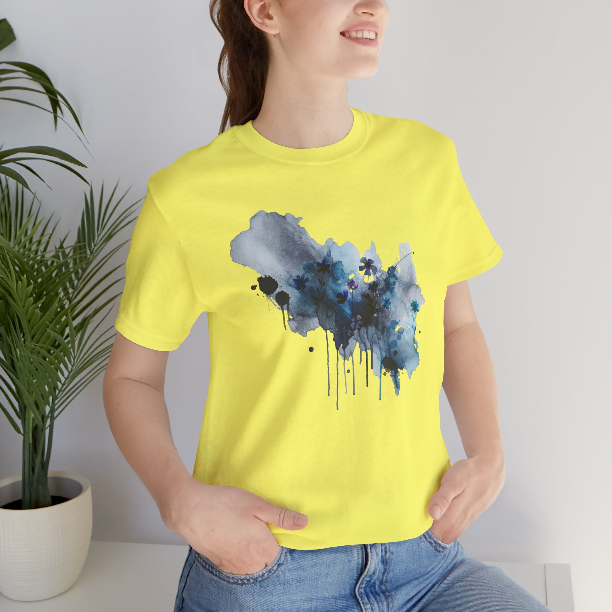 Abstract Watercolor Drops Unisex T-Shirt