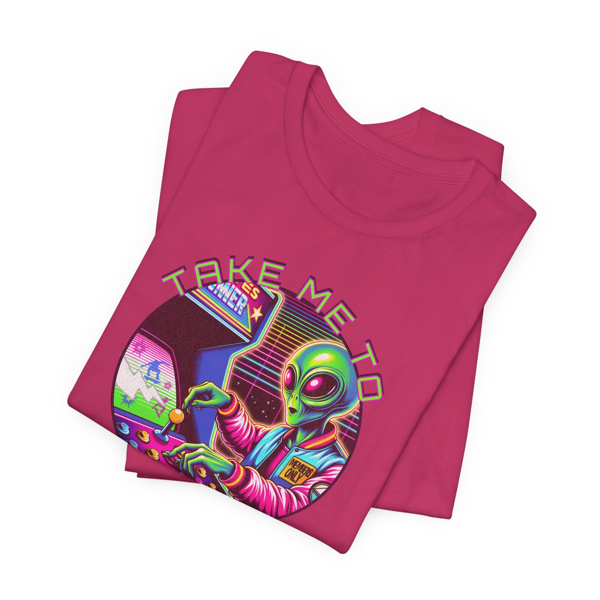 Alien 80s Arcade Game Unisex T-Shirt