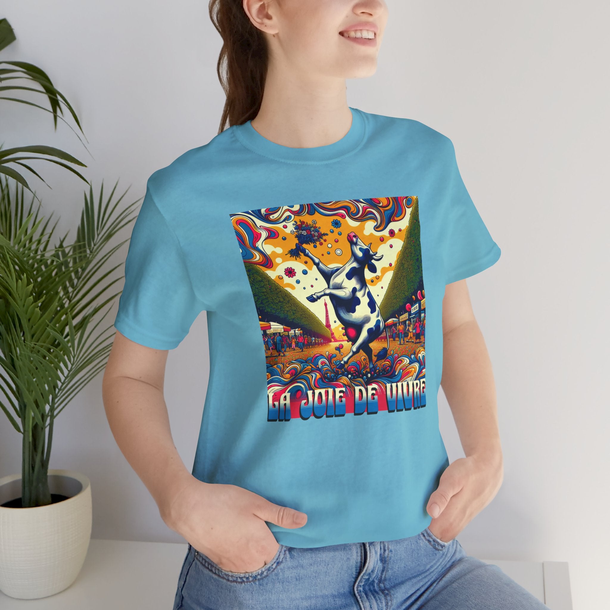 La Joie De Vivre French Cow T-Shirt