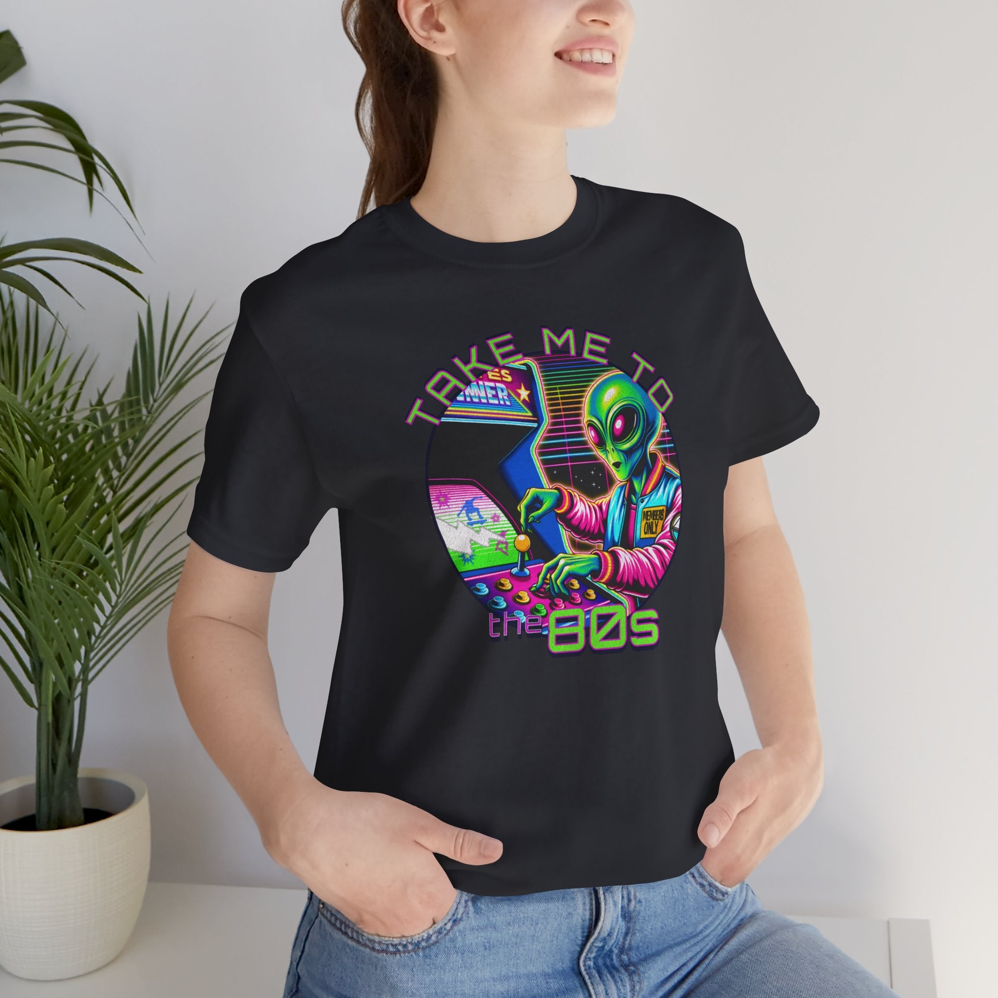 Alien 80s Arcade Game Unisex T-Shirt