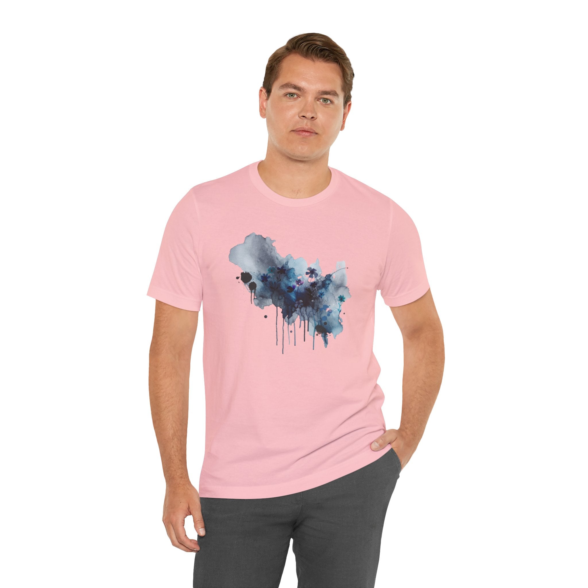 Abstract Watercolor Drops Unisex T-Shirt