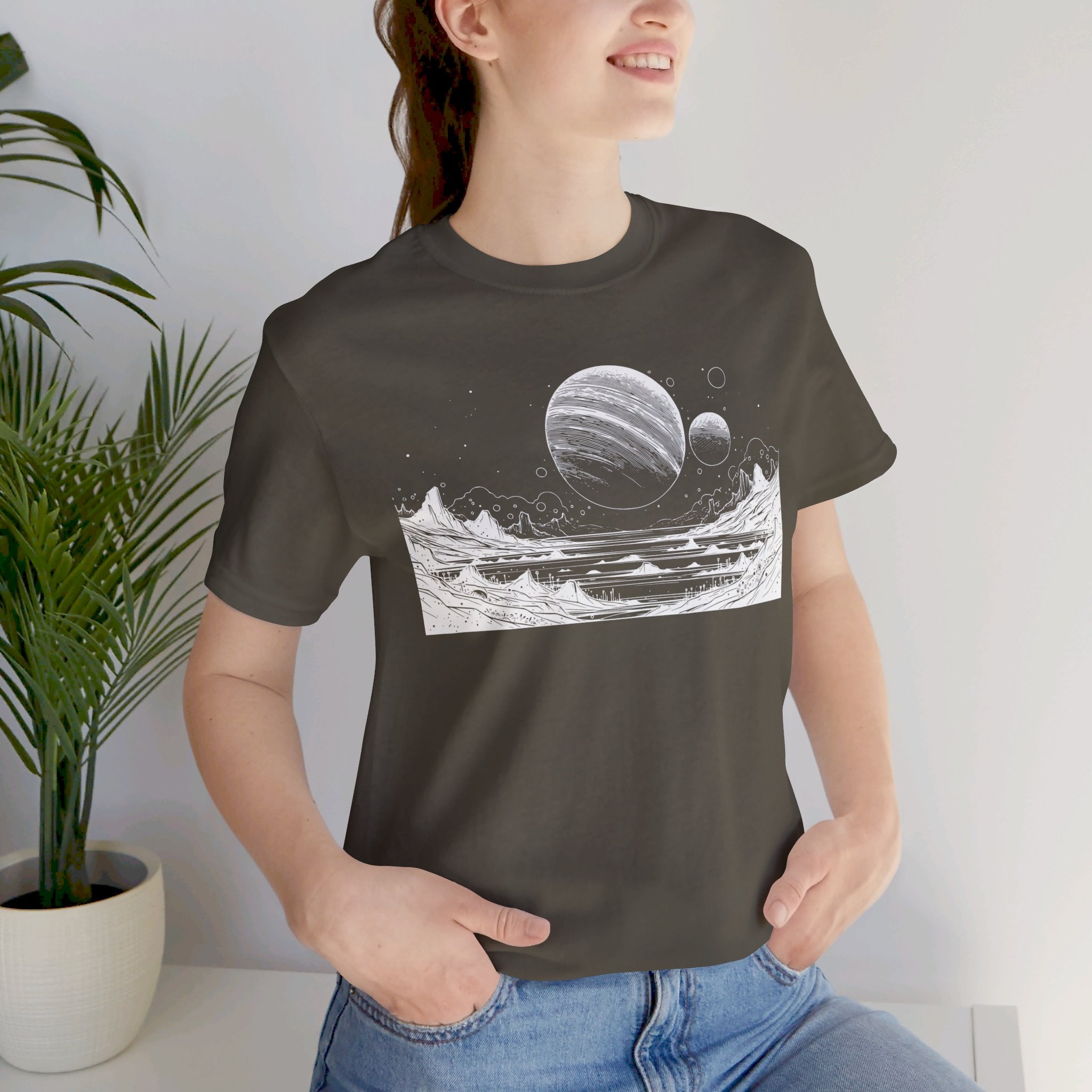 Alien Landscape abstract T-Shirt