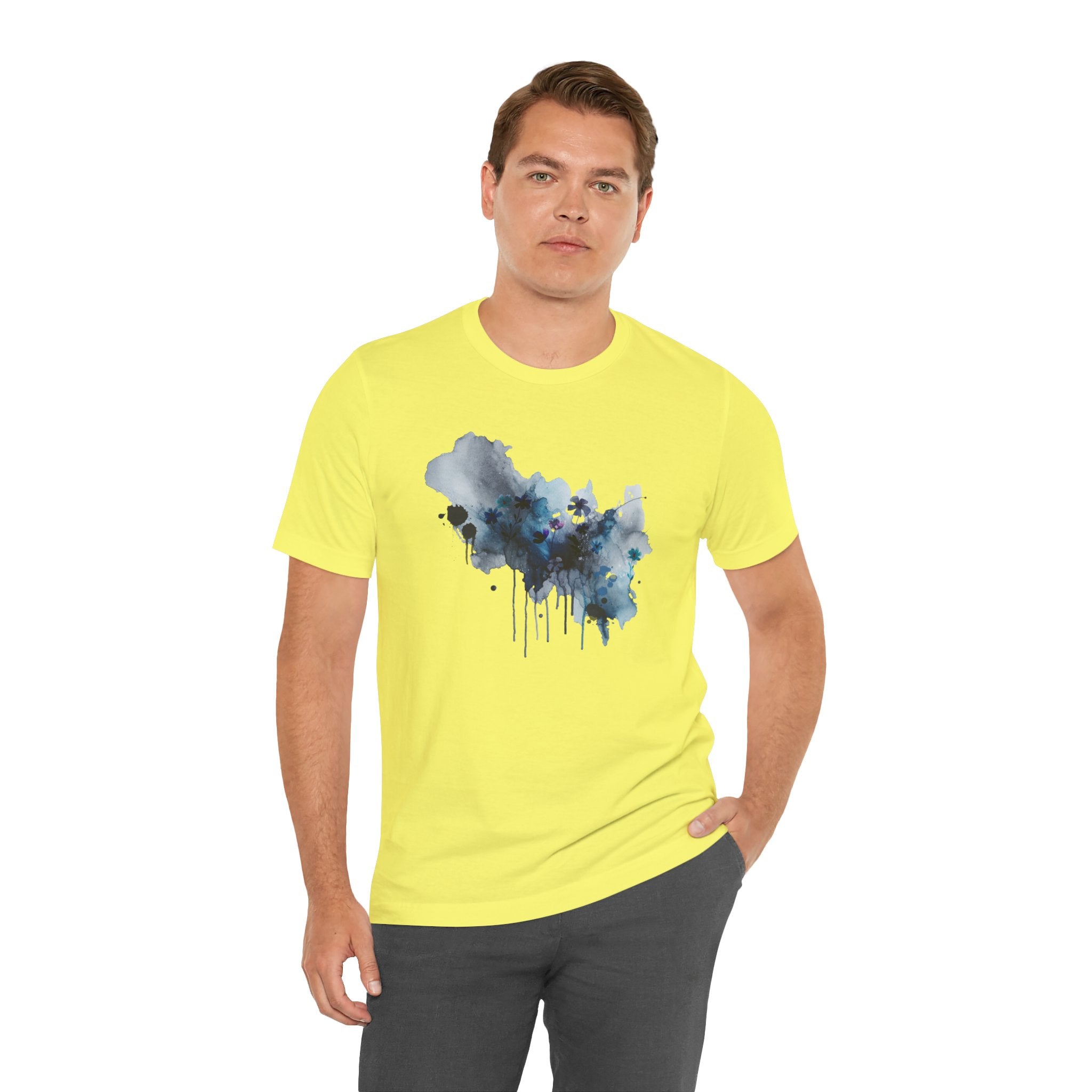 Abstract Watercolor Drops Unisex T-Shirt