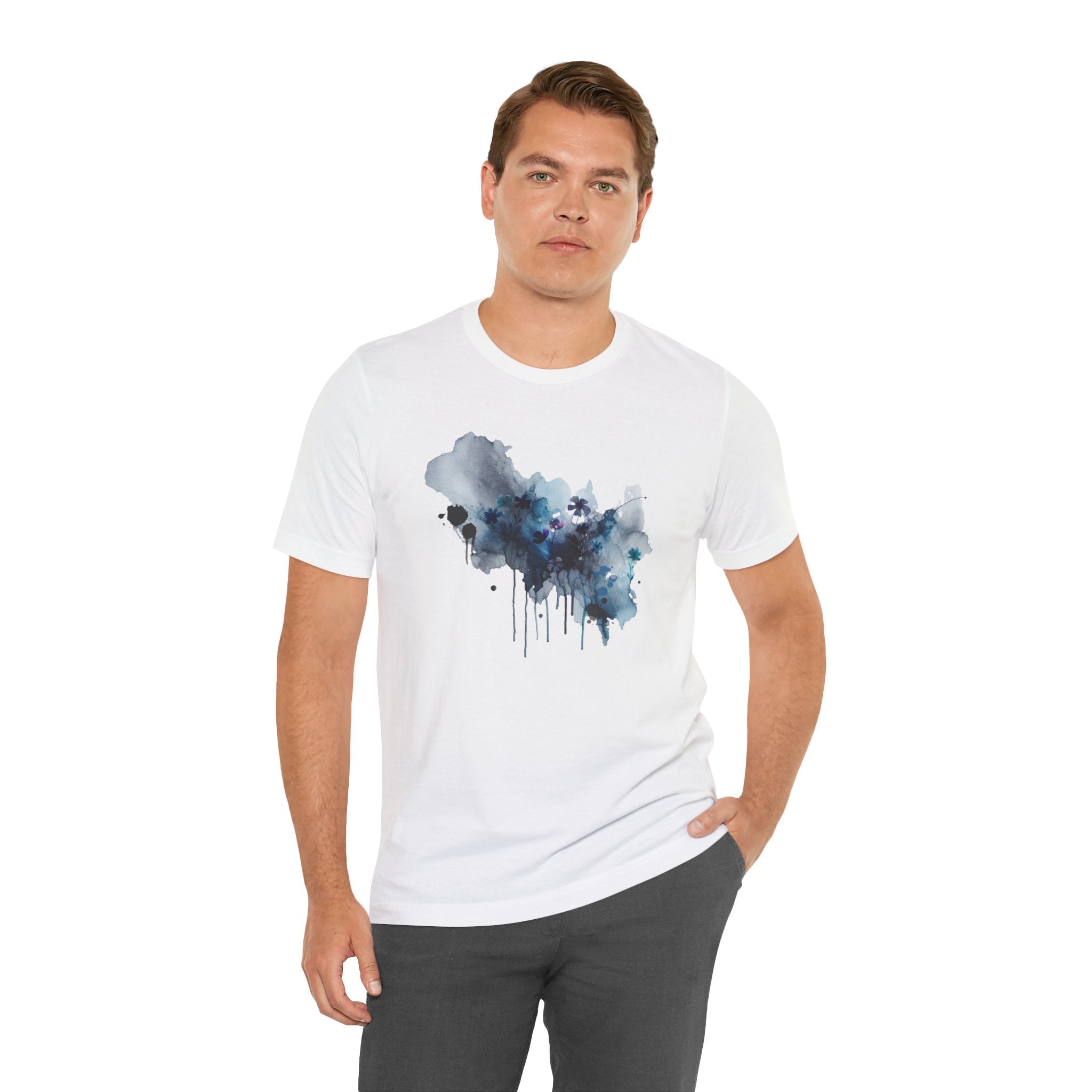 Abstract Watercolor Drops Unisex T-Shirt