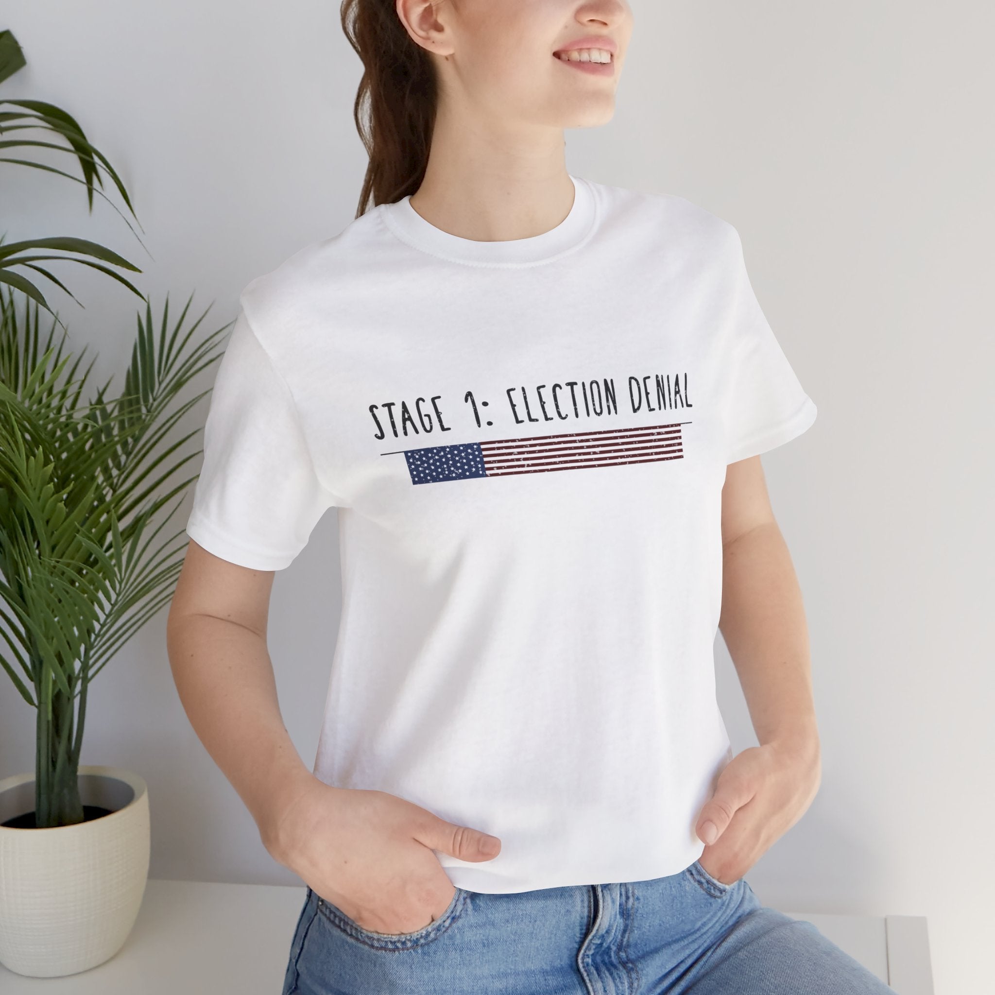 Stage 1 - Election Denial Election 2024 Unisex T-Shirt