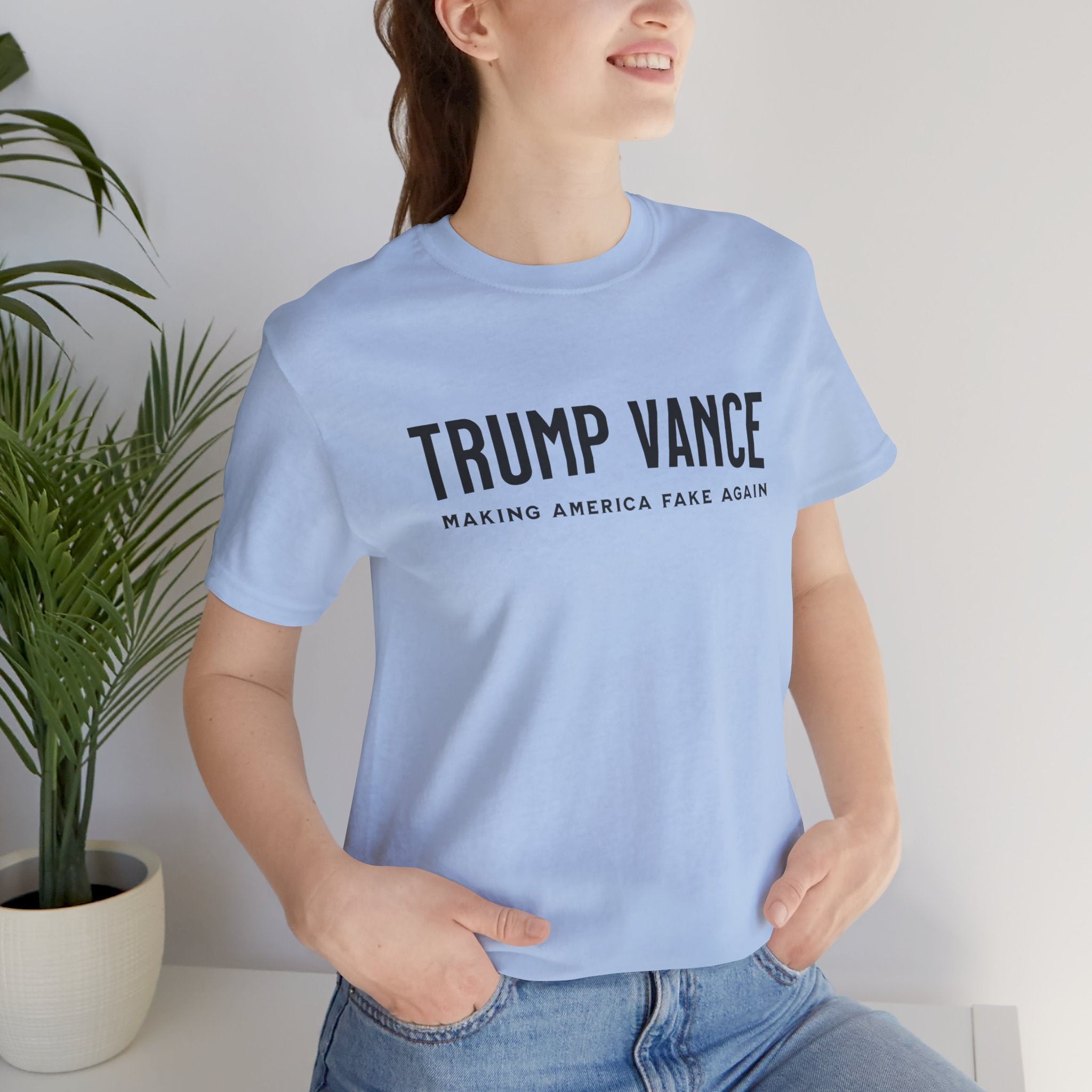 Trump Vance 2024 Make America Fake Again Election T-Shirt