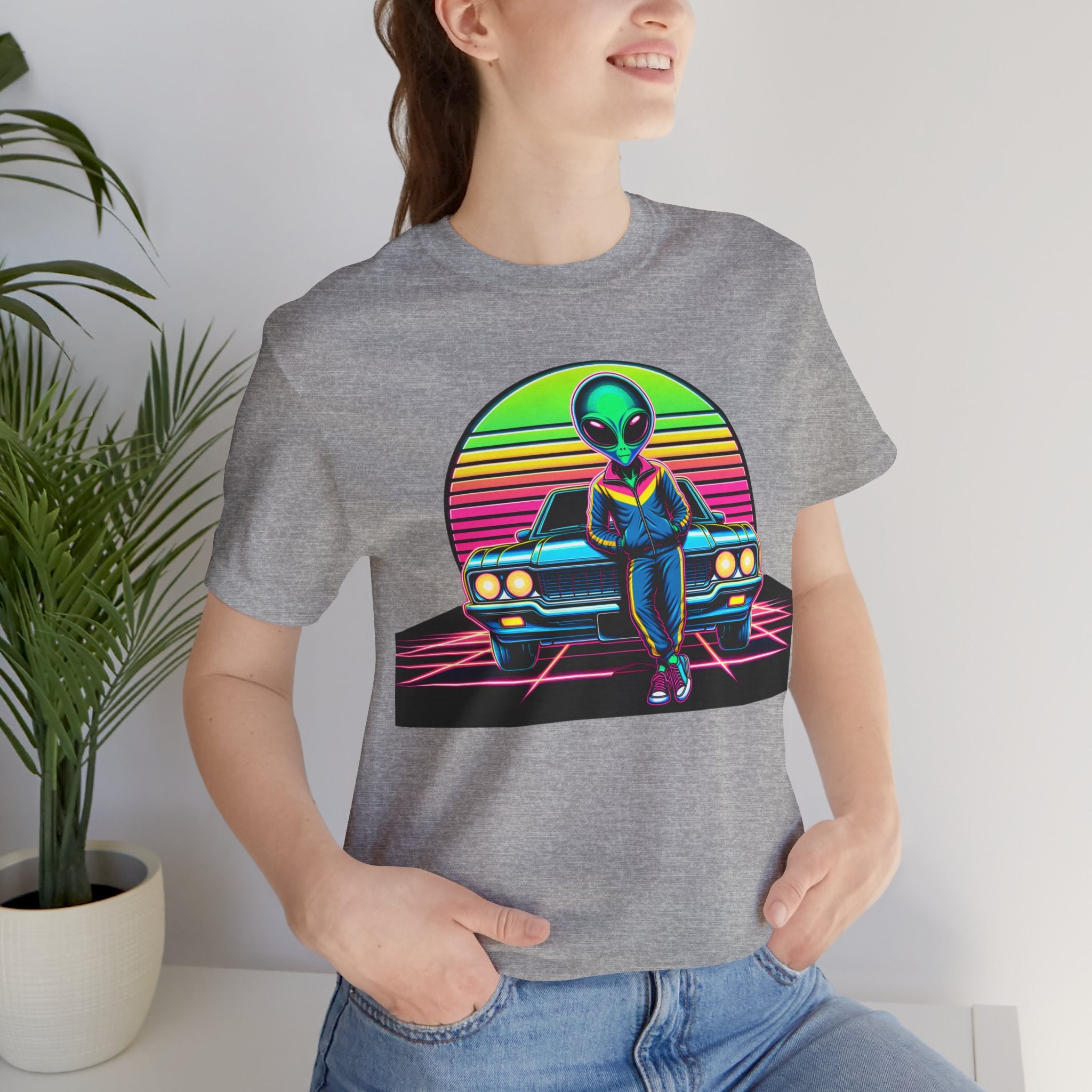 Alien Car Unisex T-Shirt