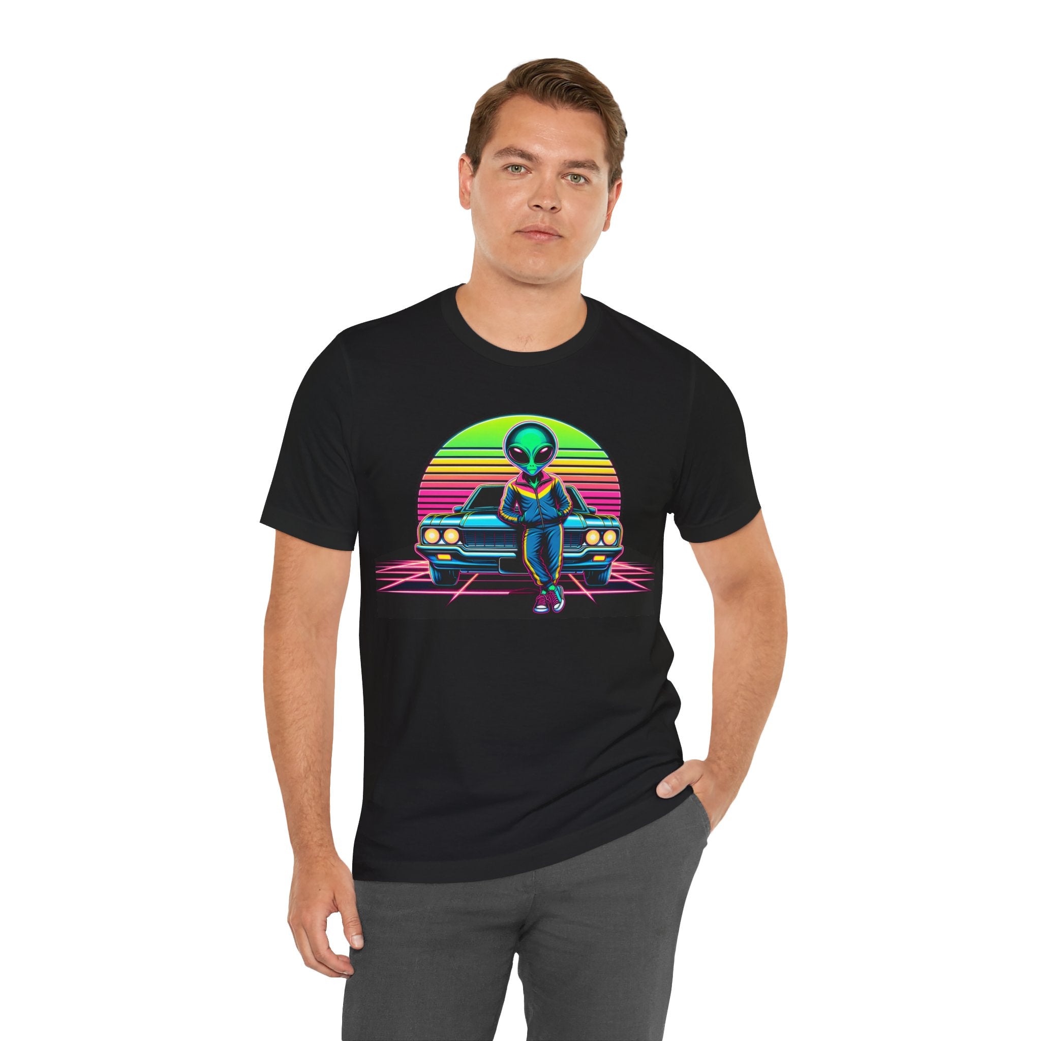 Alien Car Unisex T-Shirt