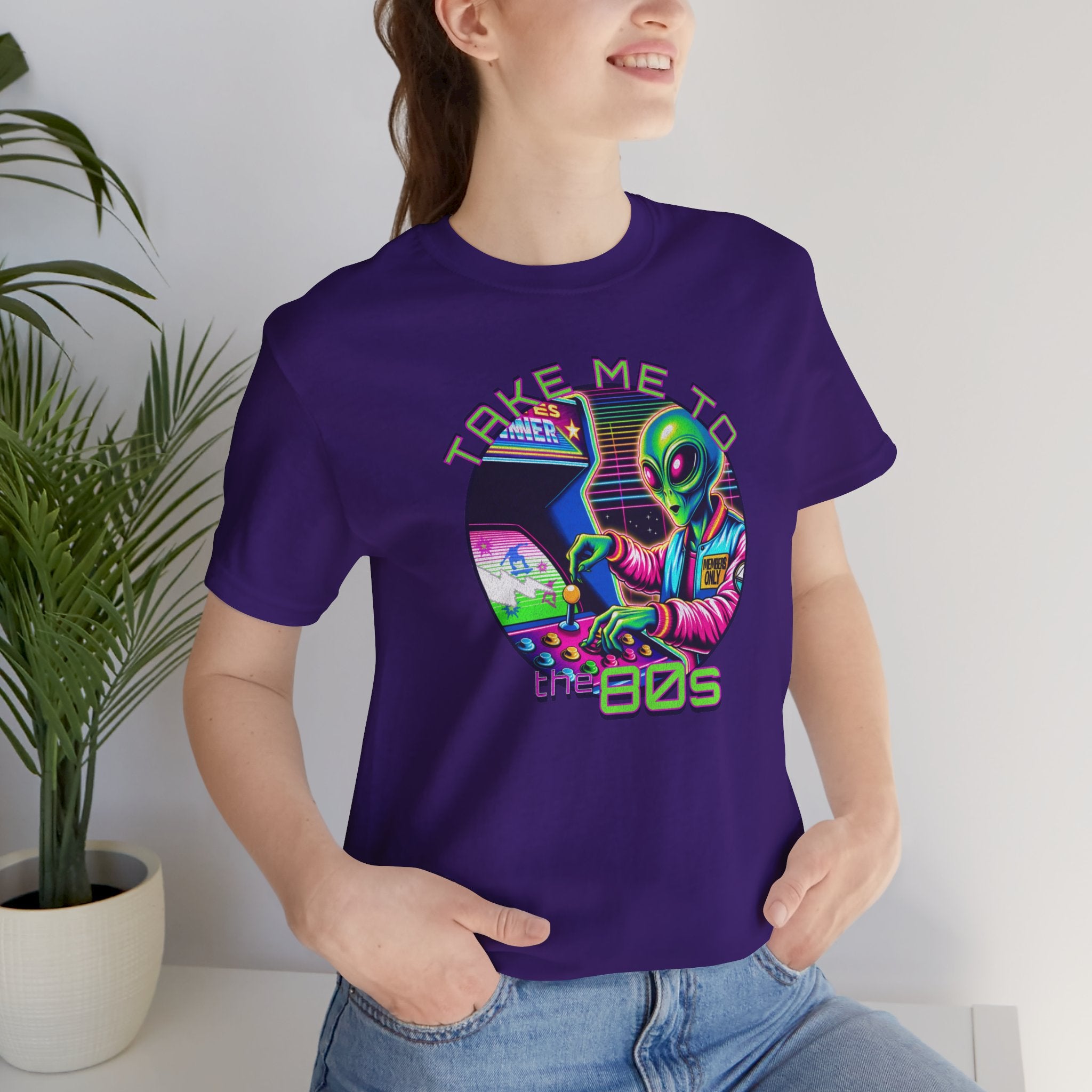 Alien 80s Arcade Game Unisex T-Shirt