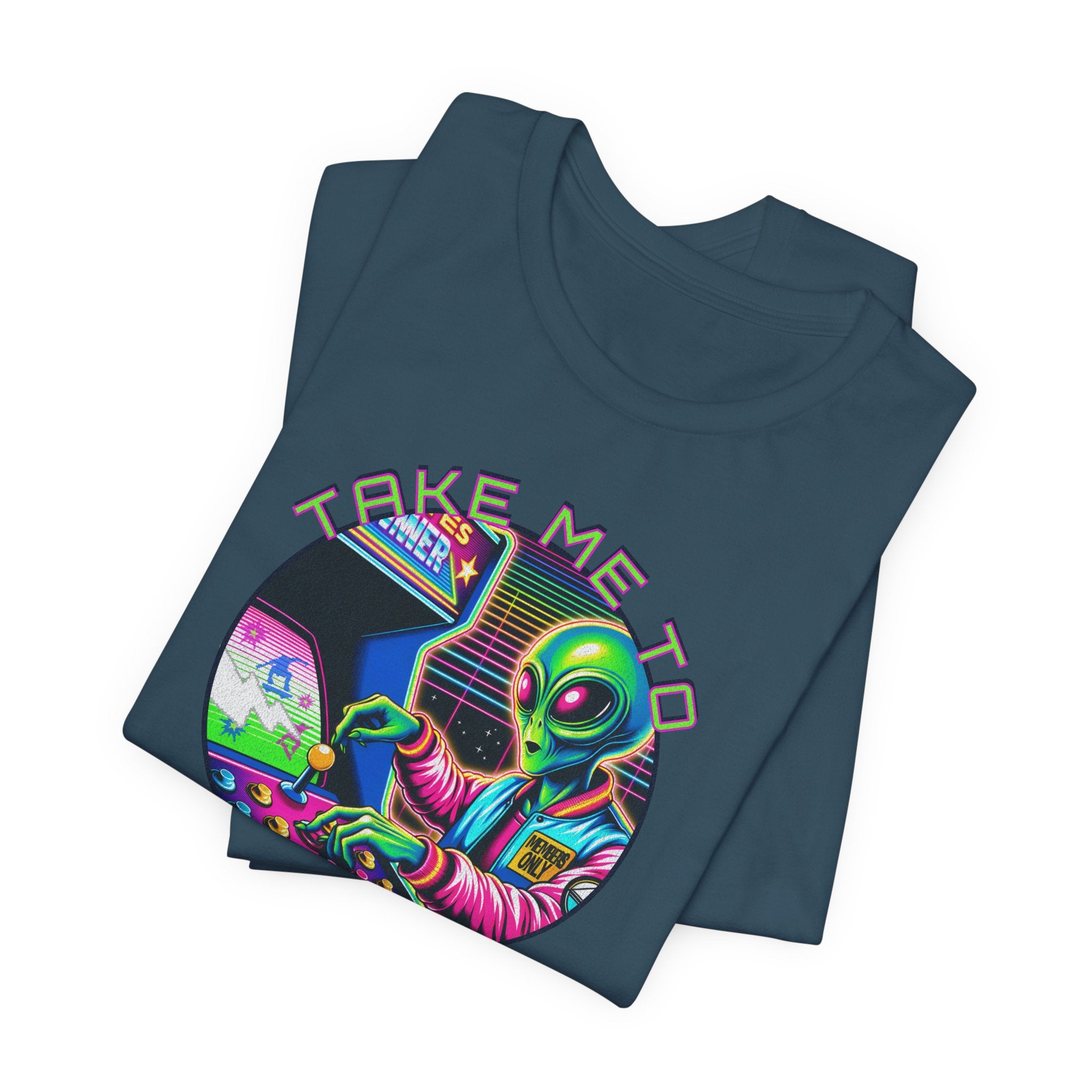 Alien 80s Arcade Game Unisex T-Shirt