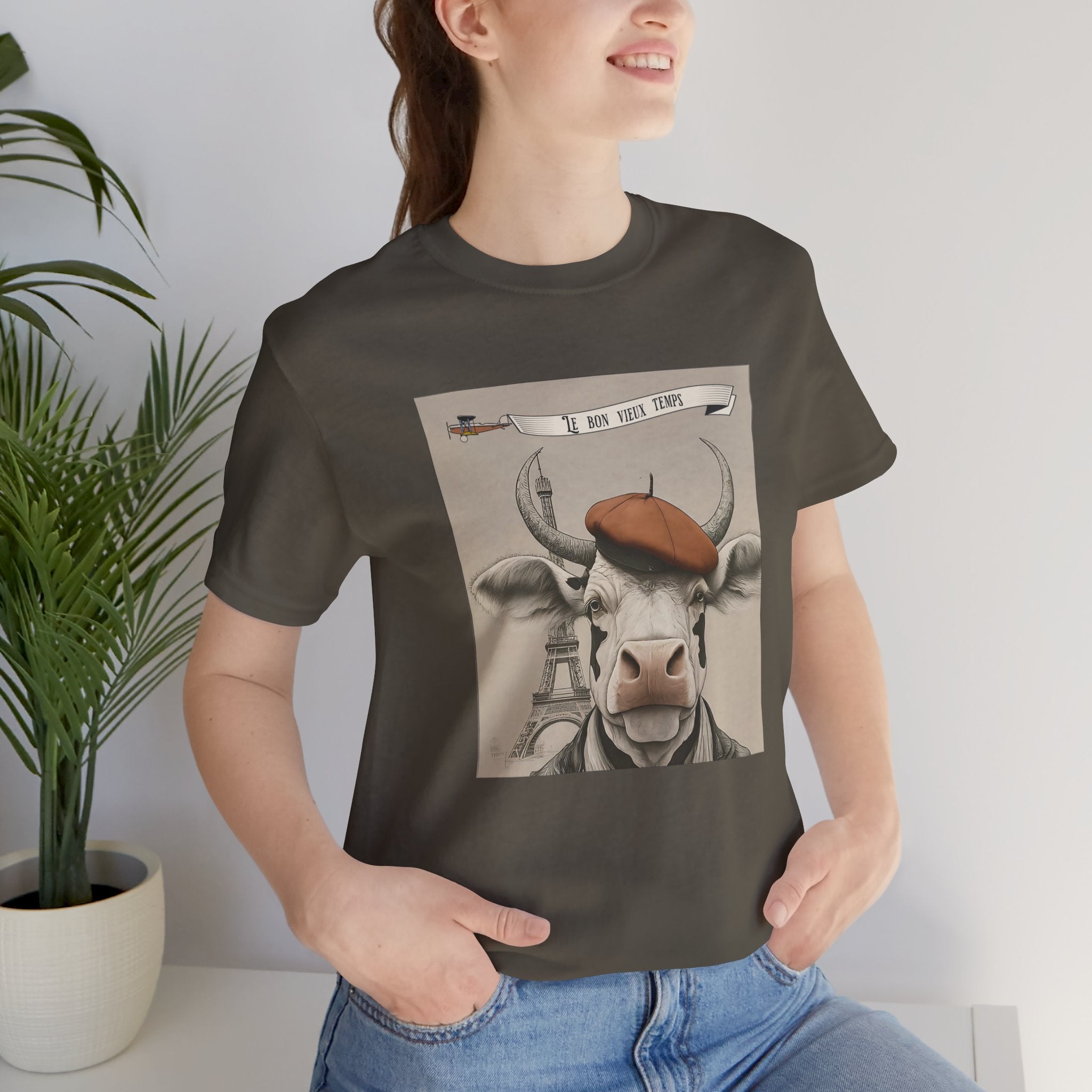 Le Bon Vieux Temps - French Cow T-Shirt