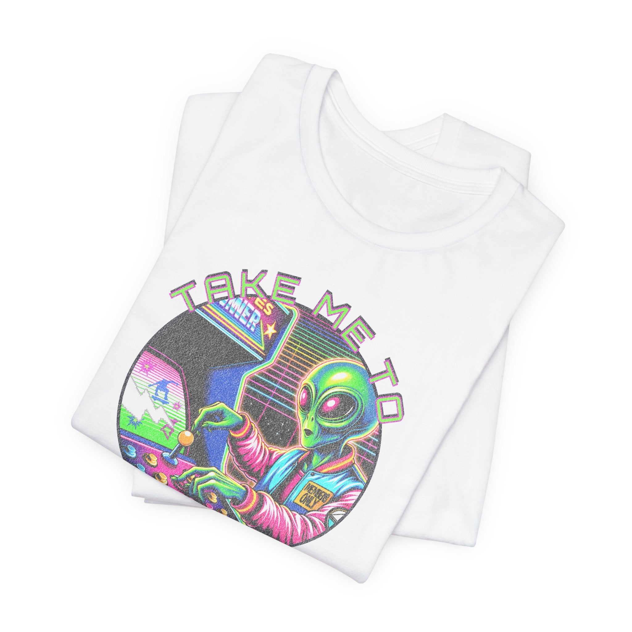 Alien 80s Arcade Game Unisex T-Shirt