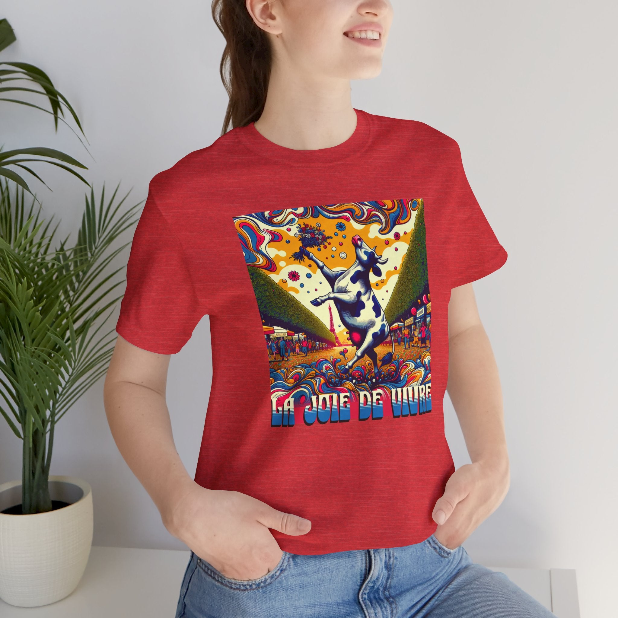 La Joie De Vivre French Cow T-Shirt