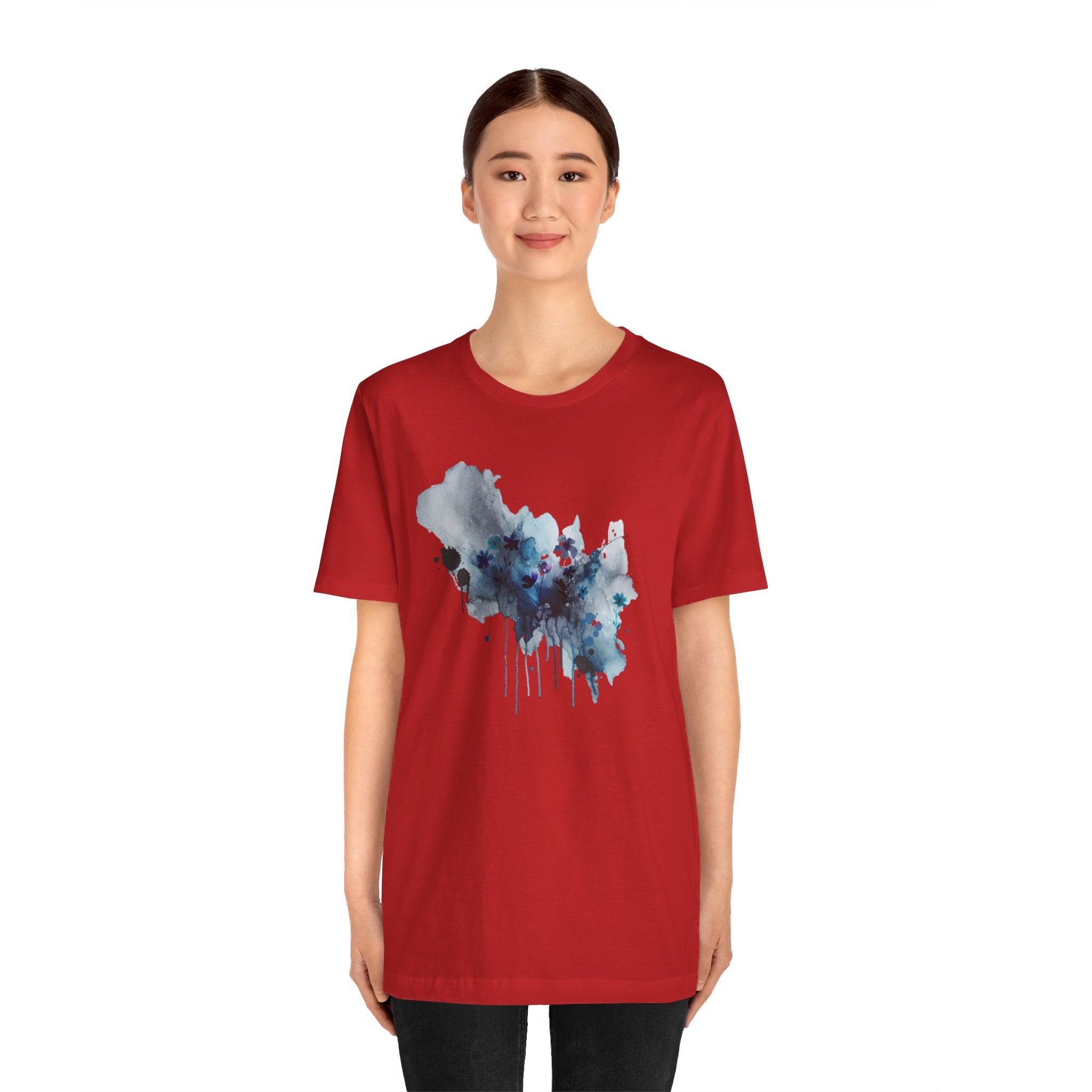 Abstract Watercolor Drops Unisex T-Shirt