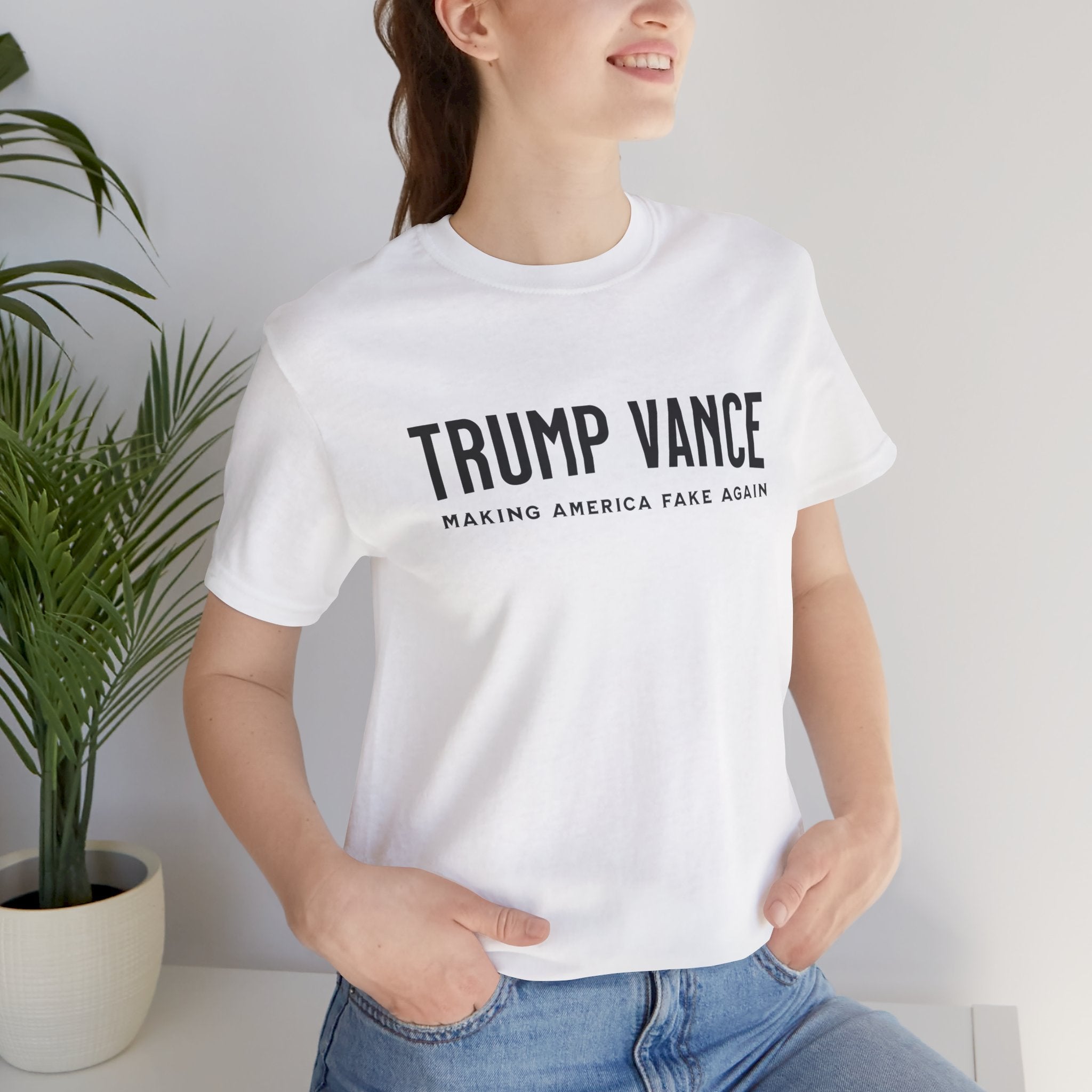 Trump Vance 2024 Make America Fake Again Election T-Shirt