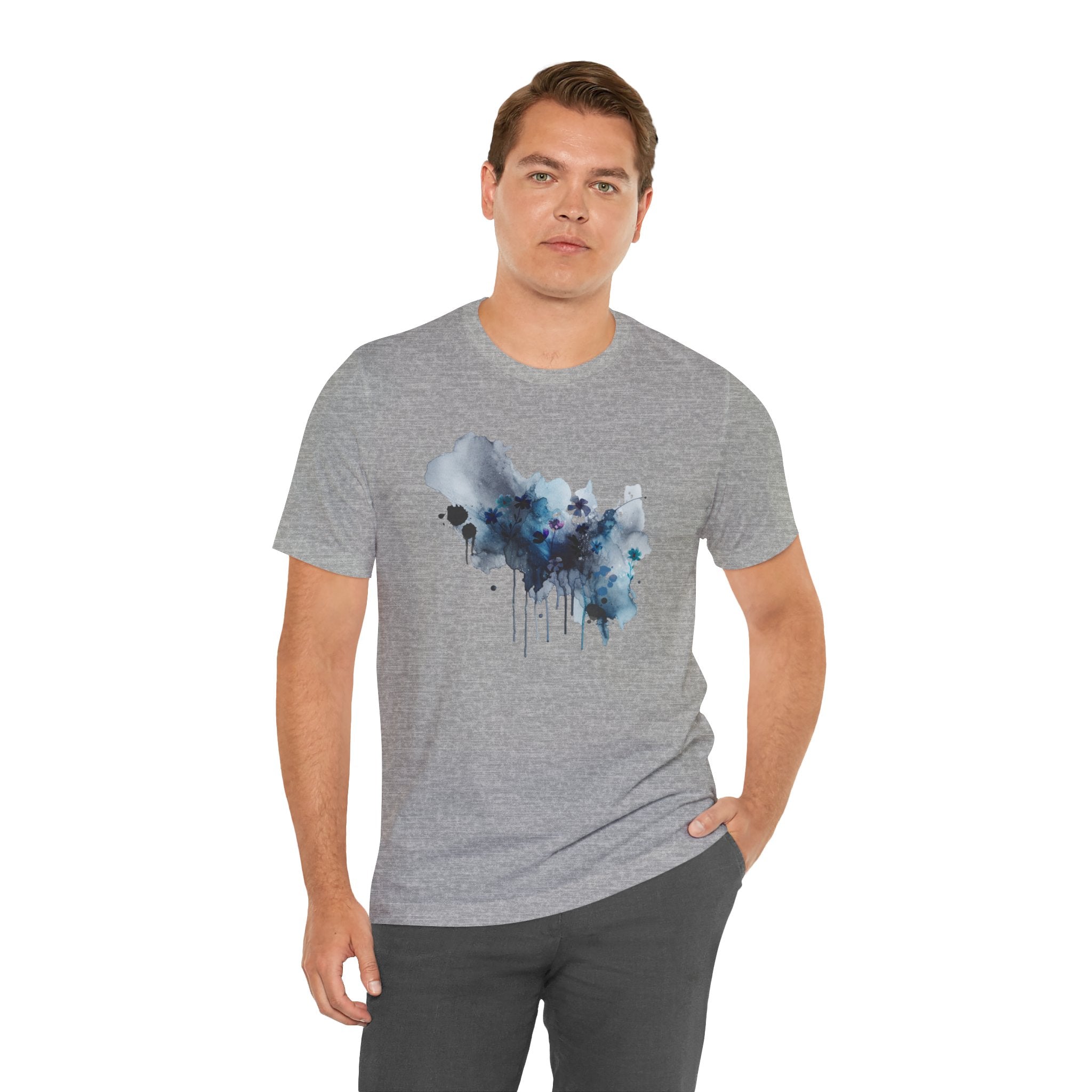 Abstract Watercolor Drops Unisex T-Shirt