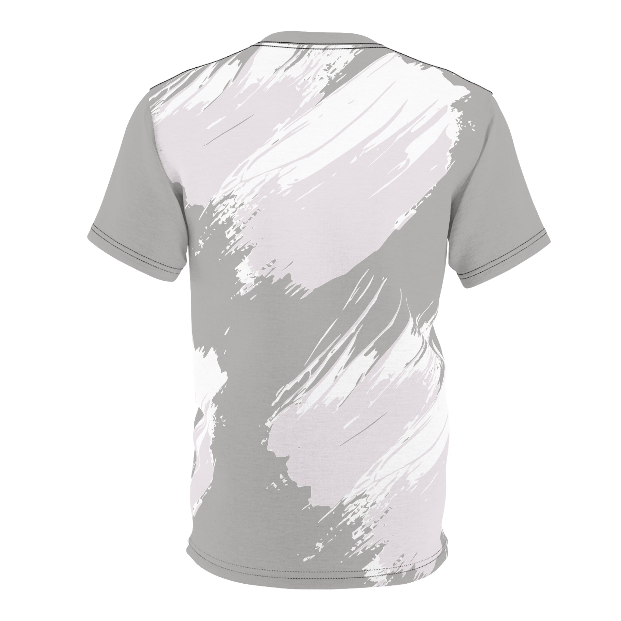 Modern All-Over Print T-Shirt in Sweeping Brush Strokes - Stand Out in Style - Abstract Shirt, Artsy Tee, Grunge art, Modern Art, Artistic Gift, Casual Streetwear, Aesthetic Clothing, Men's style