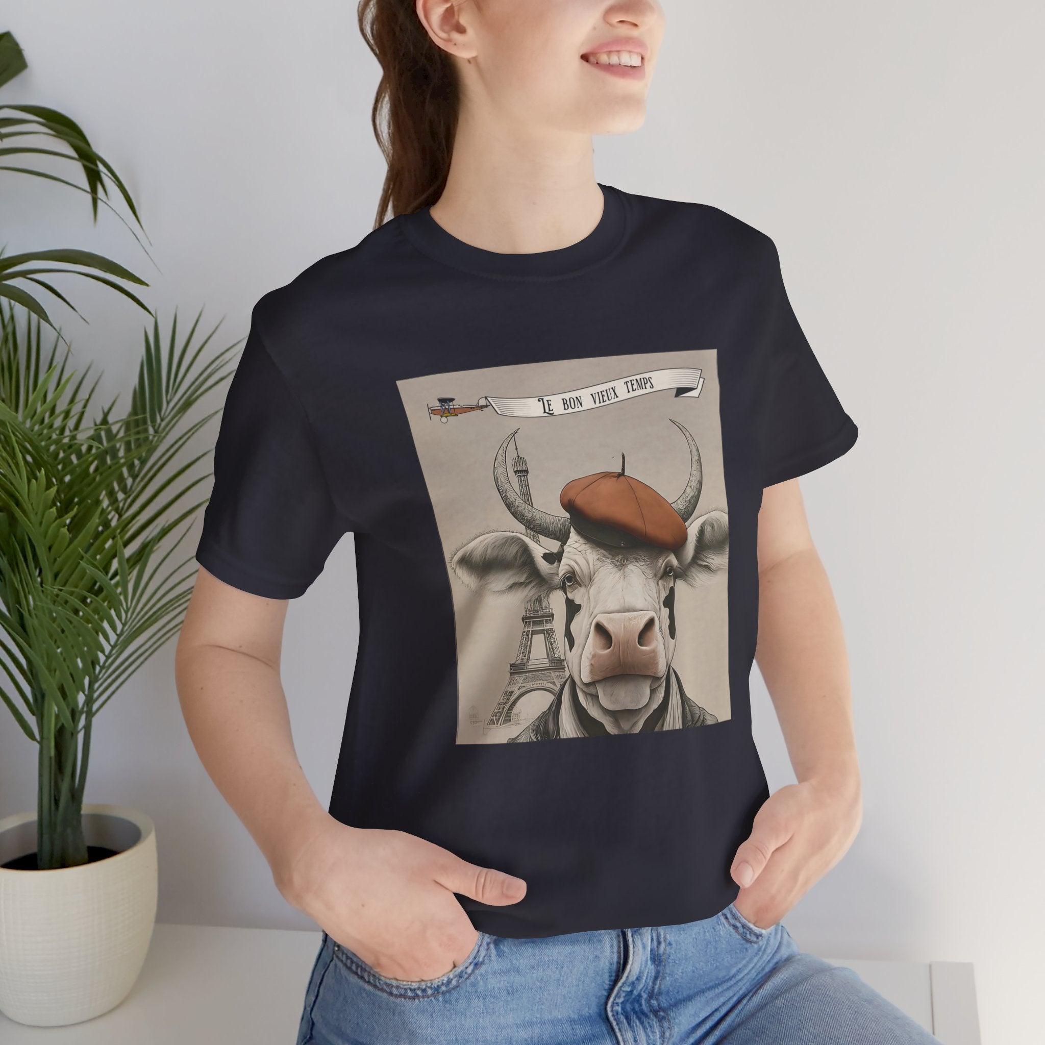 Le Bon Vieux Temps - French Cow T-Shirt