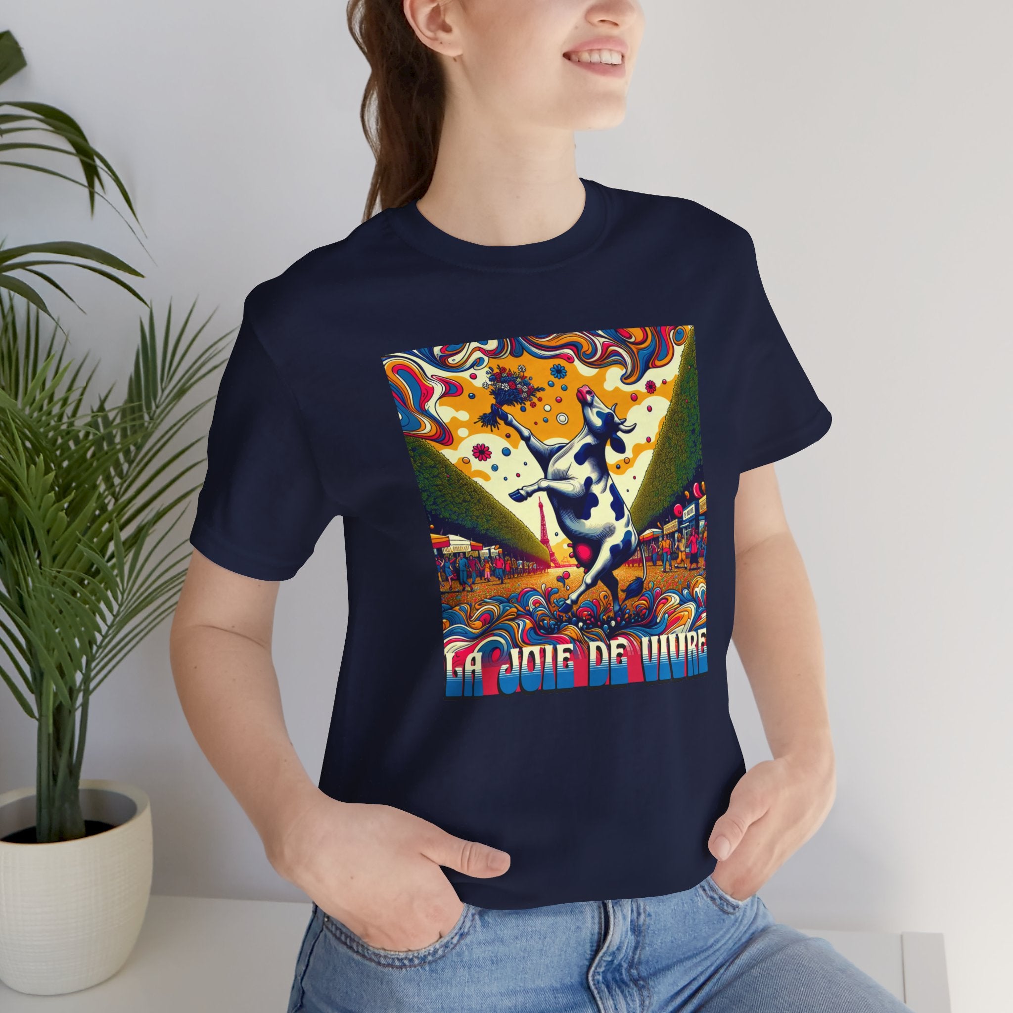 La Joie De Vivre French Cow T-Shirt