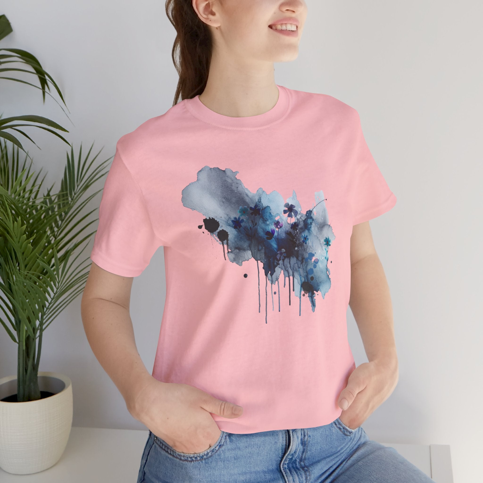 Abstract Watercolor Drops Unisex T-Shirt