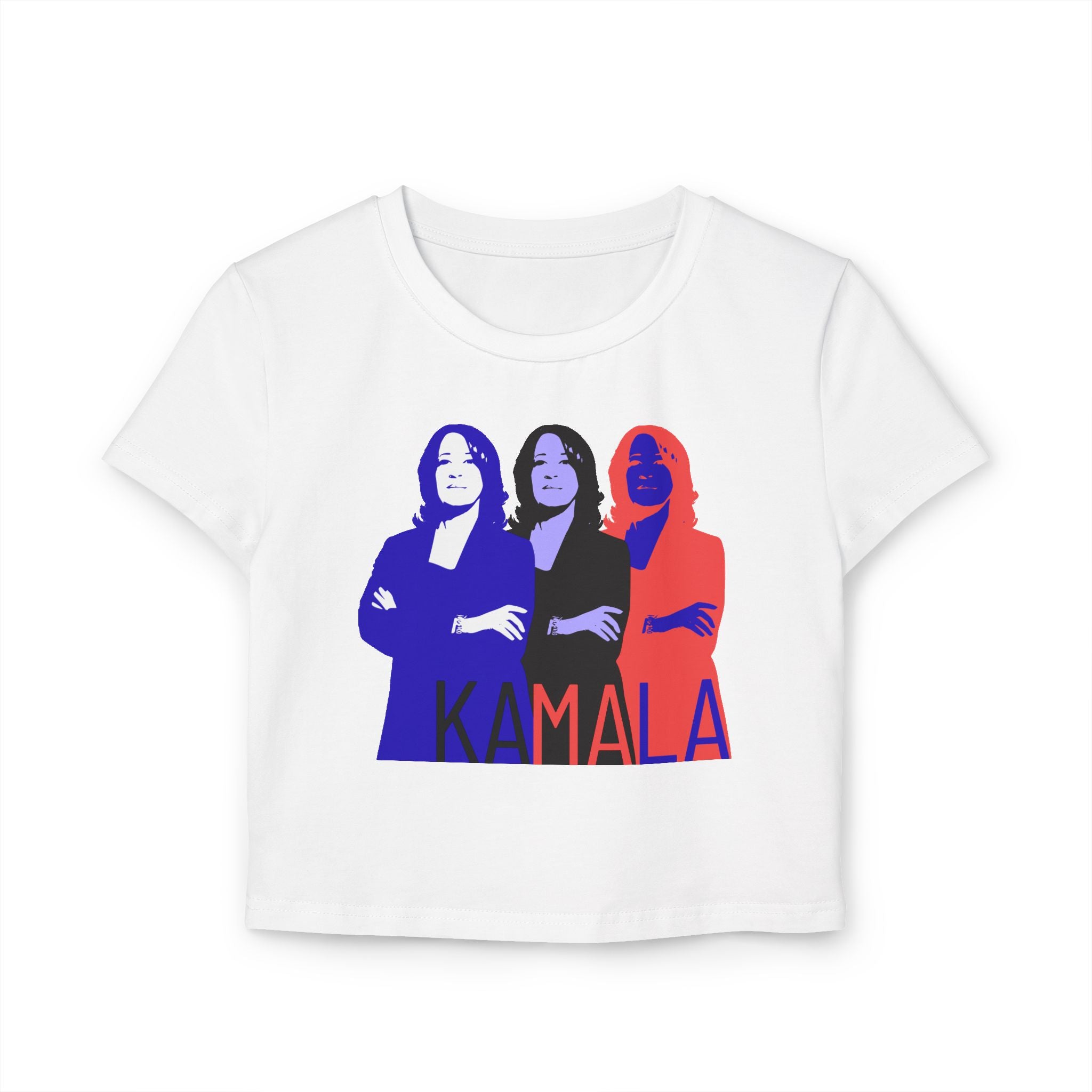 Kamala Harris for President Women's Baby Tee, Unite the Country T-Shirt