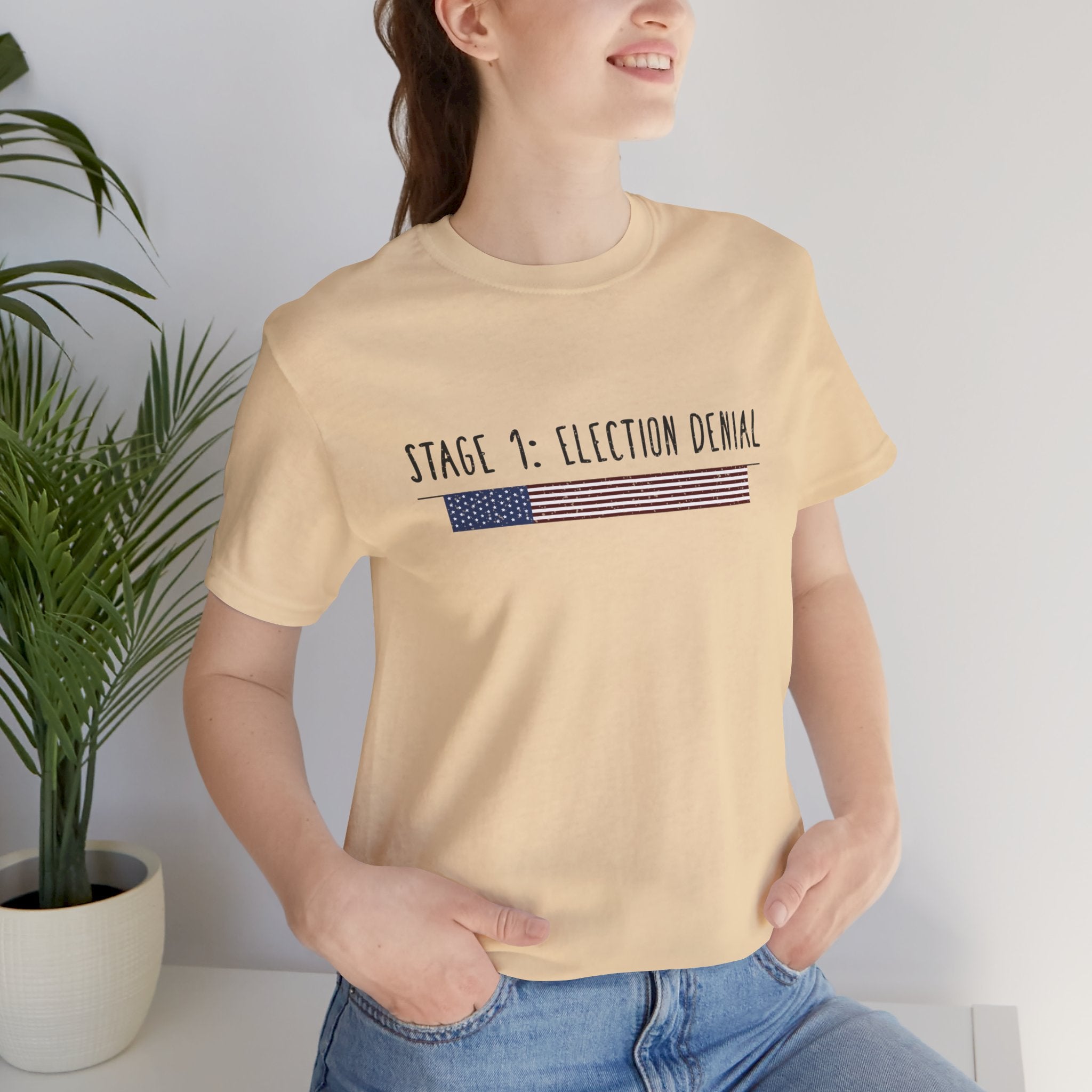 Stage 1 - Election Denial Election 2024 Unisex T-Shirt